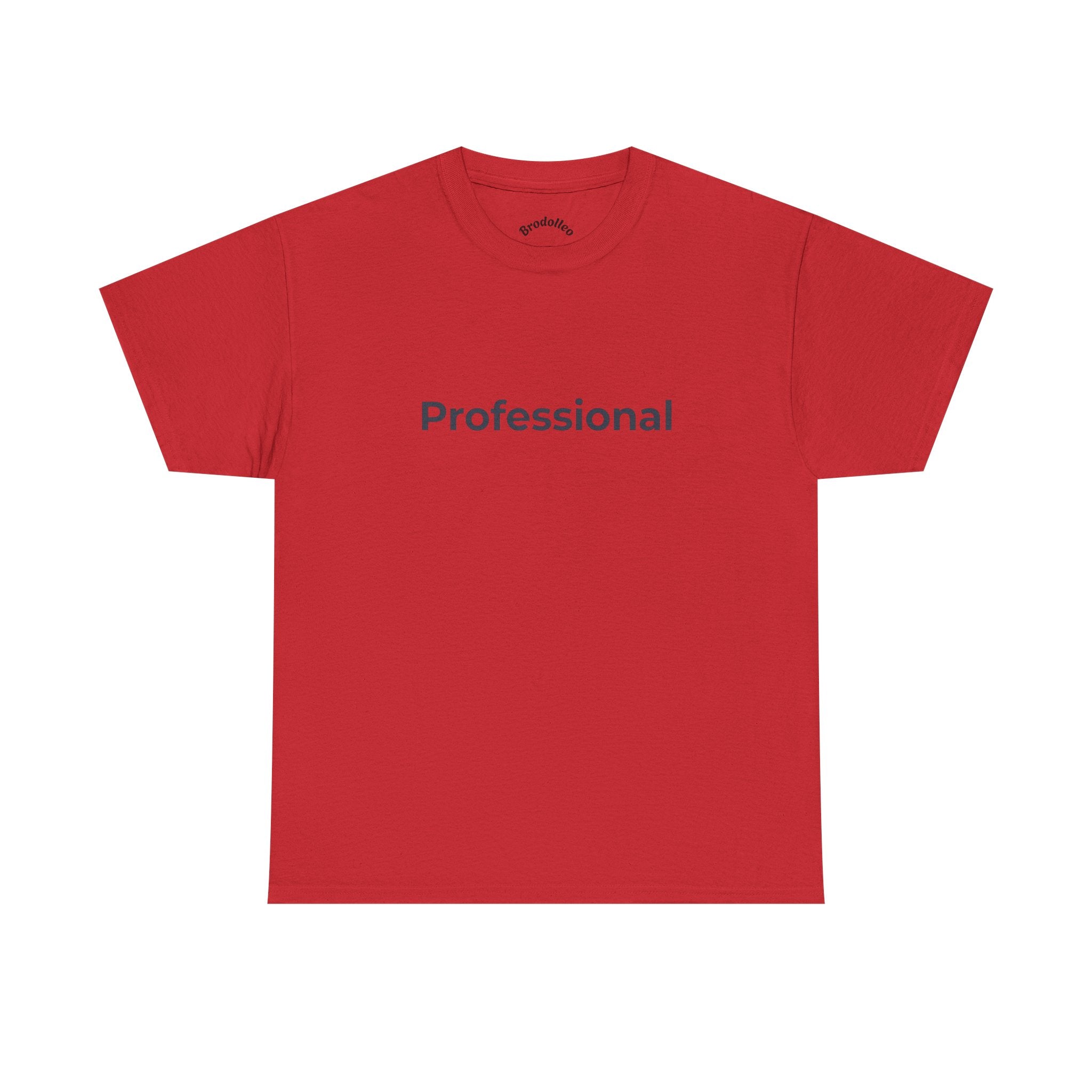 Professional T‑Shirt — Minimalist White Tee with 'Professional' Text
