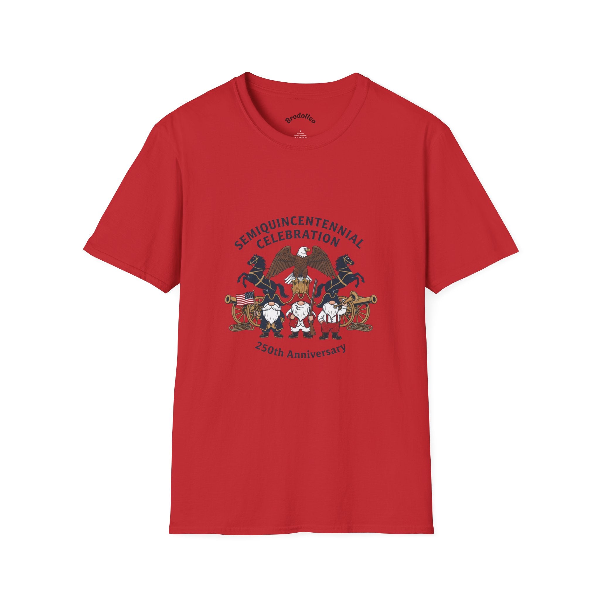 Semiquincentennial 250th Anniversary T-Shirt — American Flag & Fireworks Design