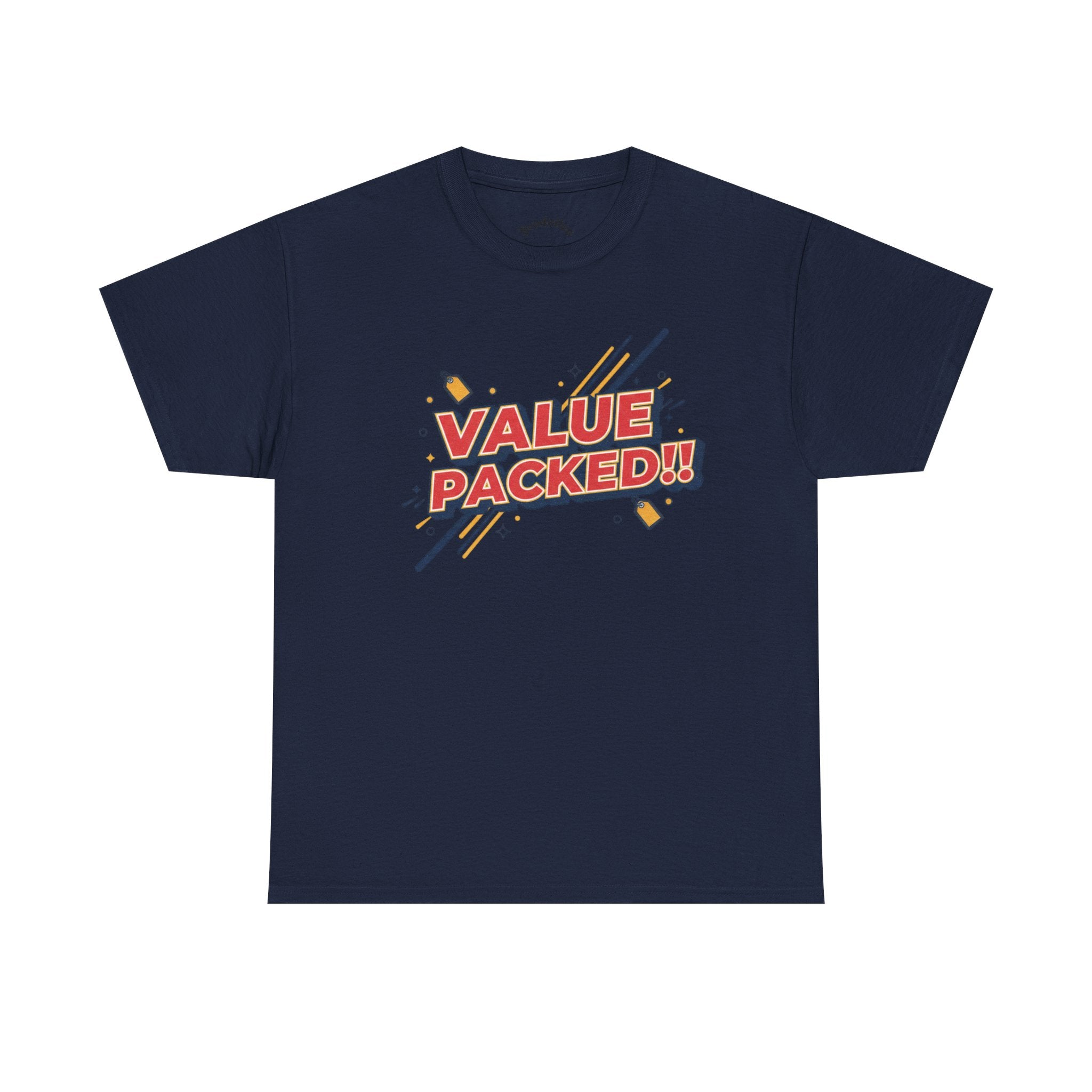 Value Packed! Graphic Tee — Retro Comic Style Casual T‑Shirt