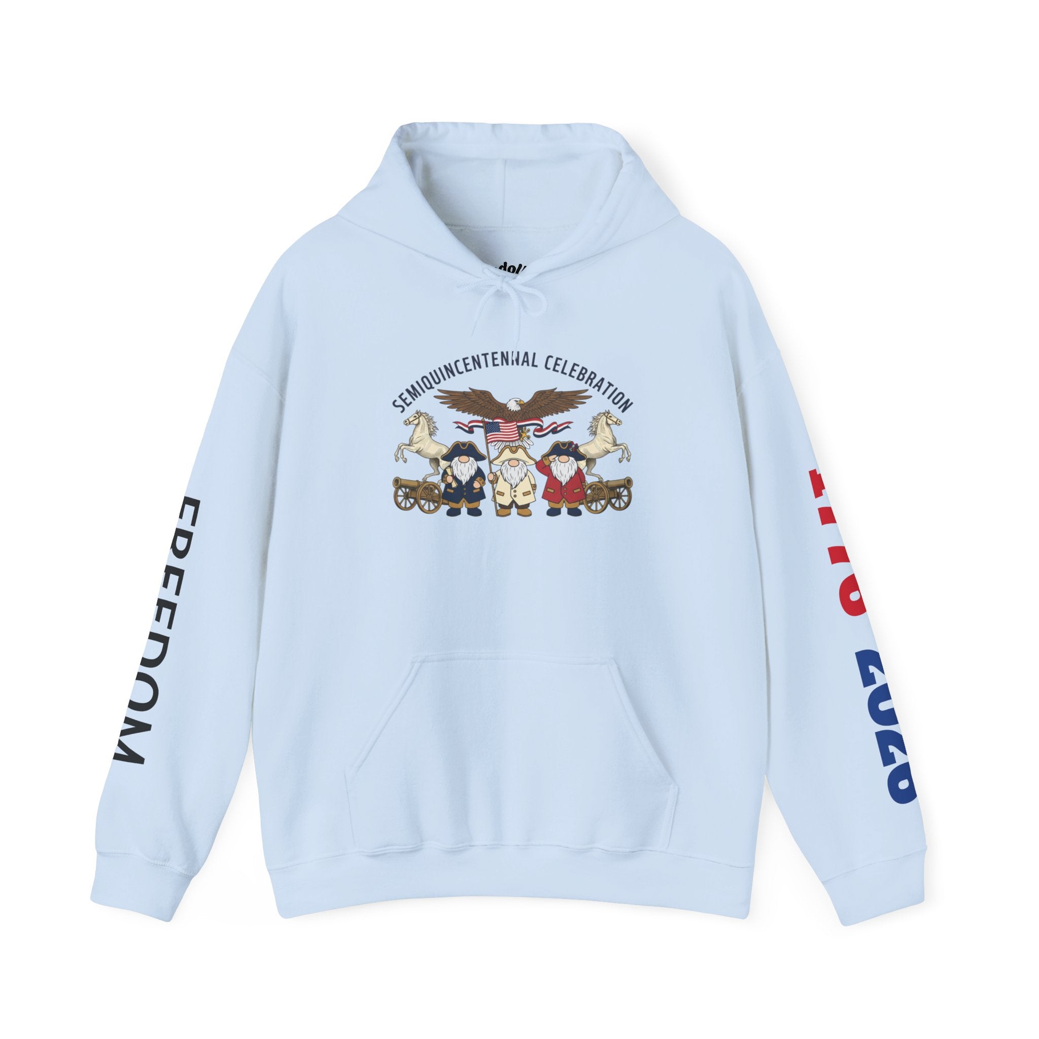 Independence Celebration Hoodie — 'Semiquincentennial Celebration' Patriotic Freedom Sweatshirt