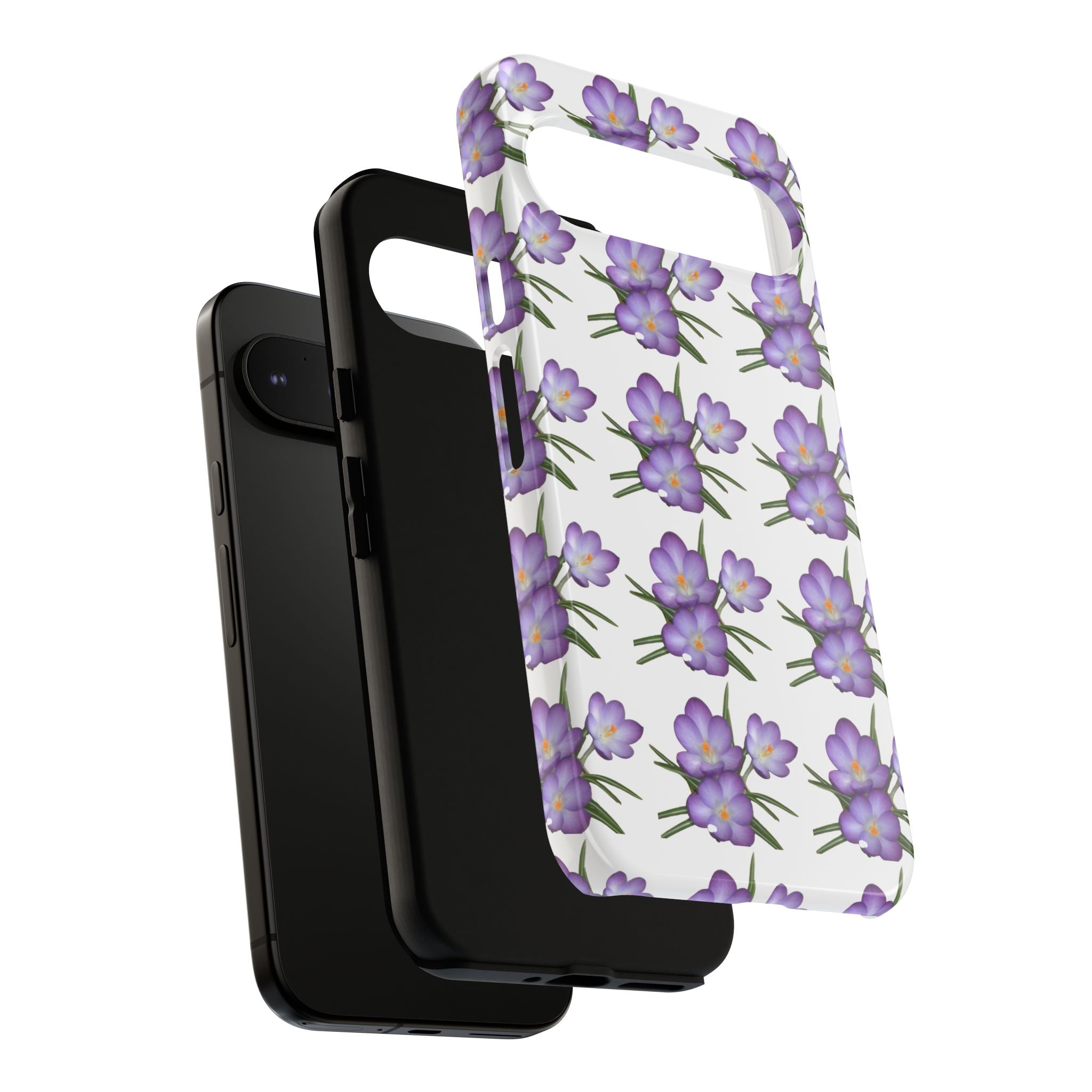 Tough Case — Purple Floral Phone Case