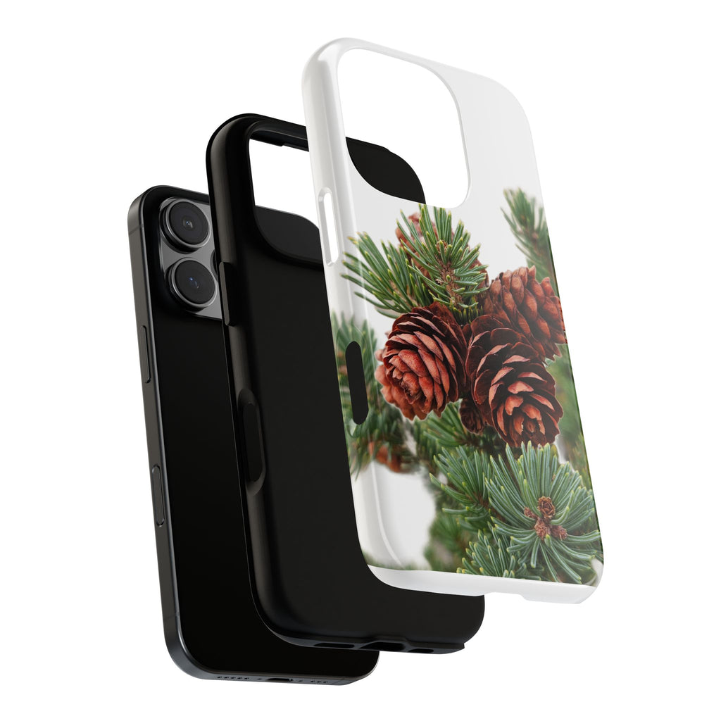 Pinecone Tough Phone Case — Protective Botanical Phone Cover