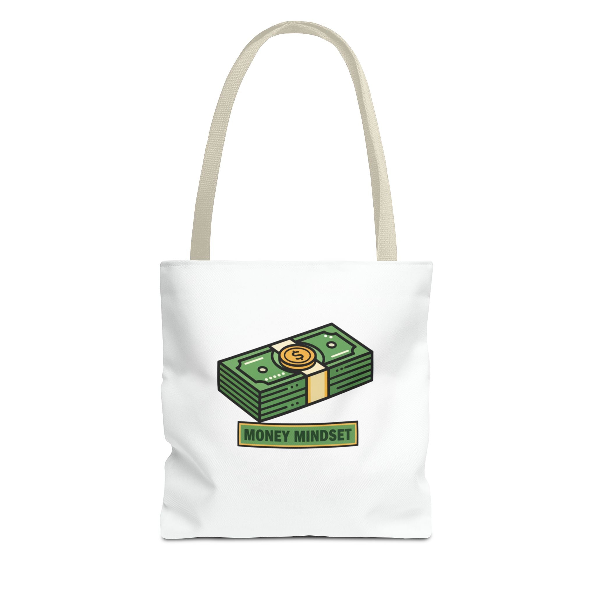 Money Mindset Tote Bag — Cash Stack Graphic Eco Shopper