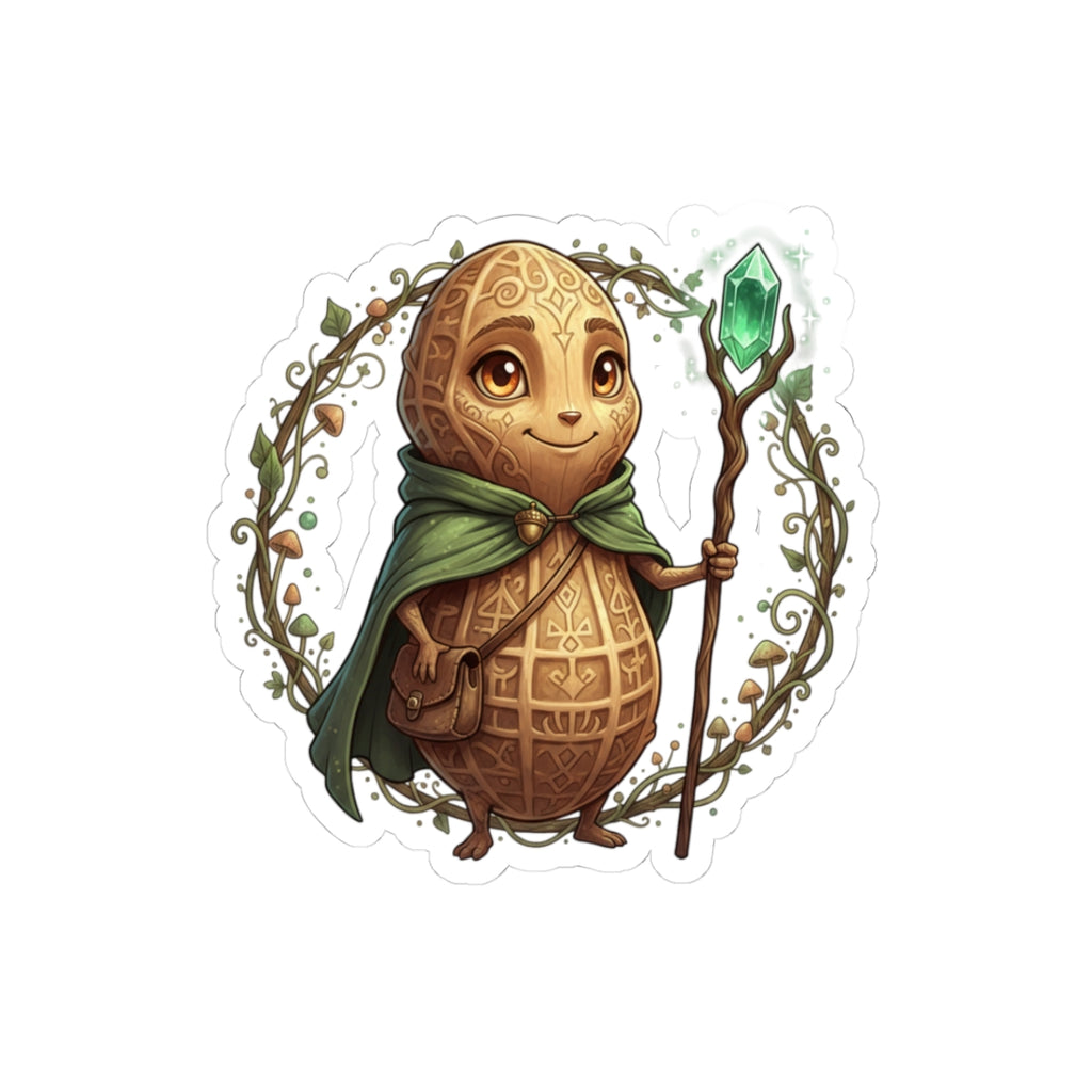 Fantasy Eggling Wizard Sticker — Cute Kiss-Cut Vinyl Sticker