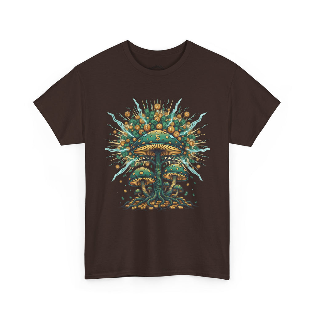 Mushroom Tree Graphic Tee — Psychedelic Nature Art T-Shirt