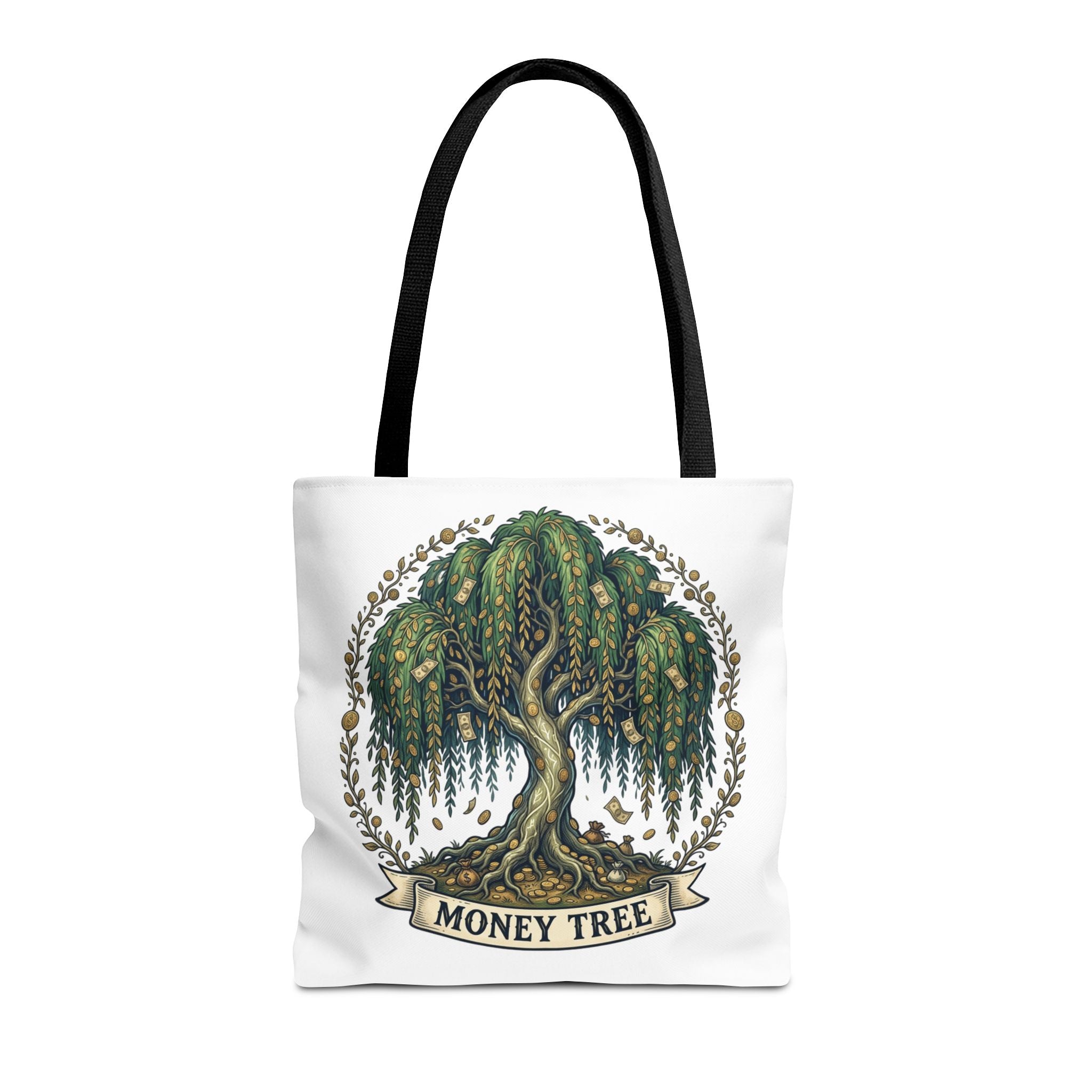 Money Tree Tote Bag — Decorative Prosperity Market Tote