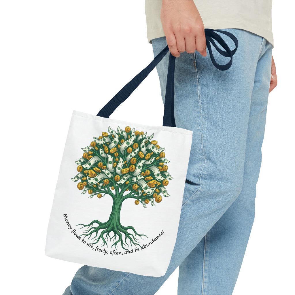 Money Tree Tote Bag — Illustrated Cash Tree Eco Shopper