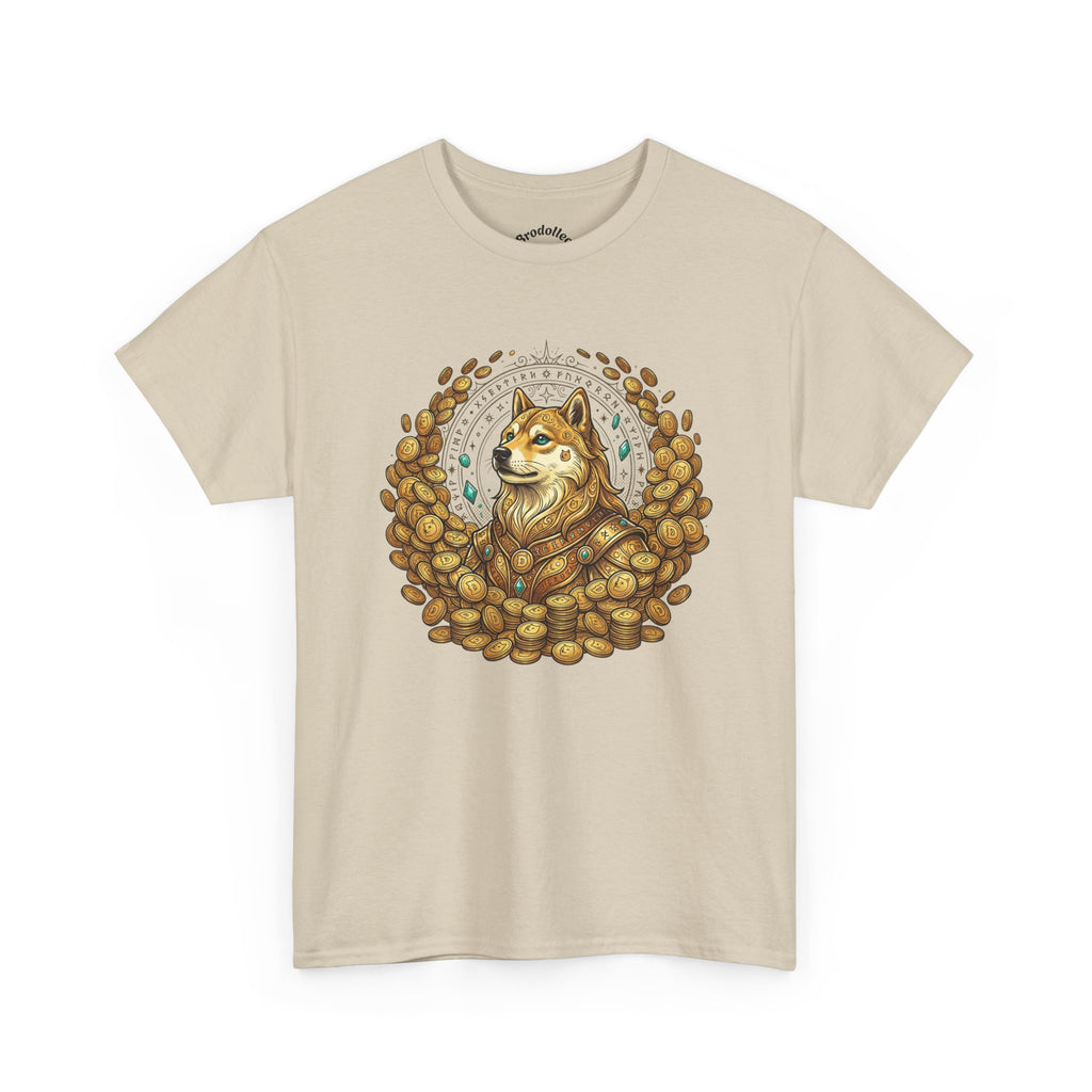 Shiba Inu Coffee Beans T‑Shirt — Cute Dog Cafe Tee