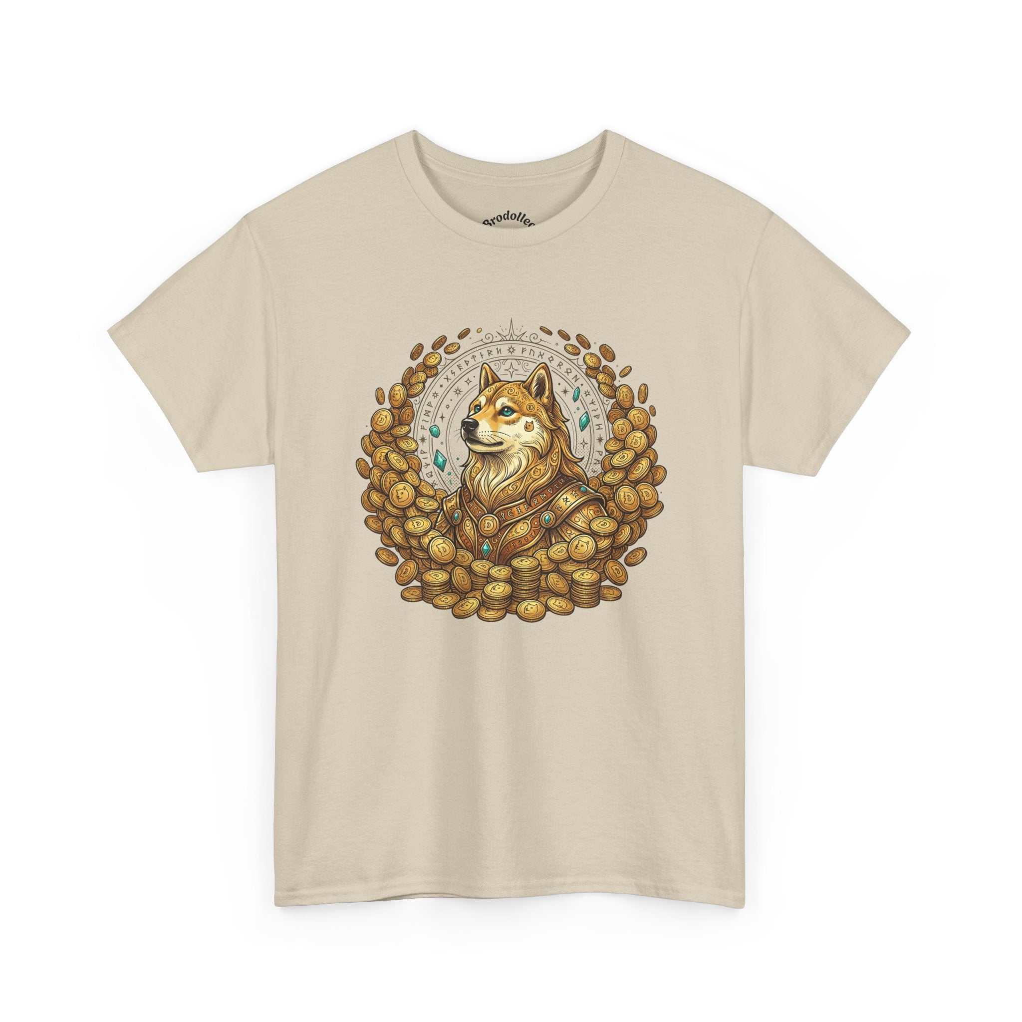 Shiba Inu Coffee Beans T‑Shirt — Cute Dog Cafe Tee