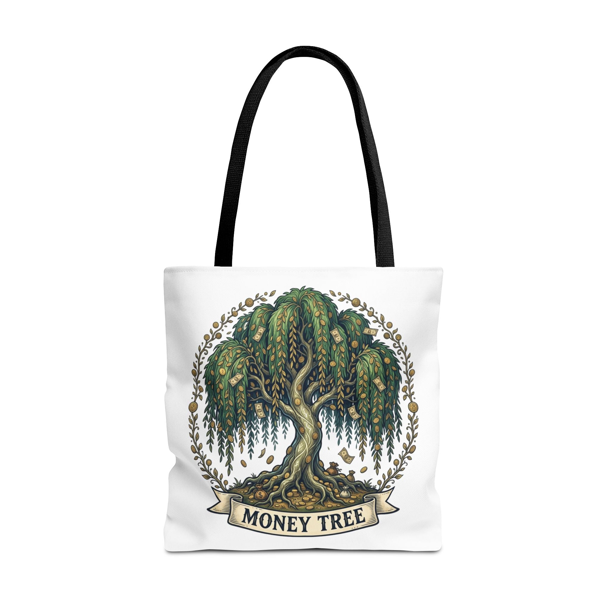 Money Tree Tote Bag — Decorative Prosperity Market Tote