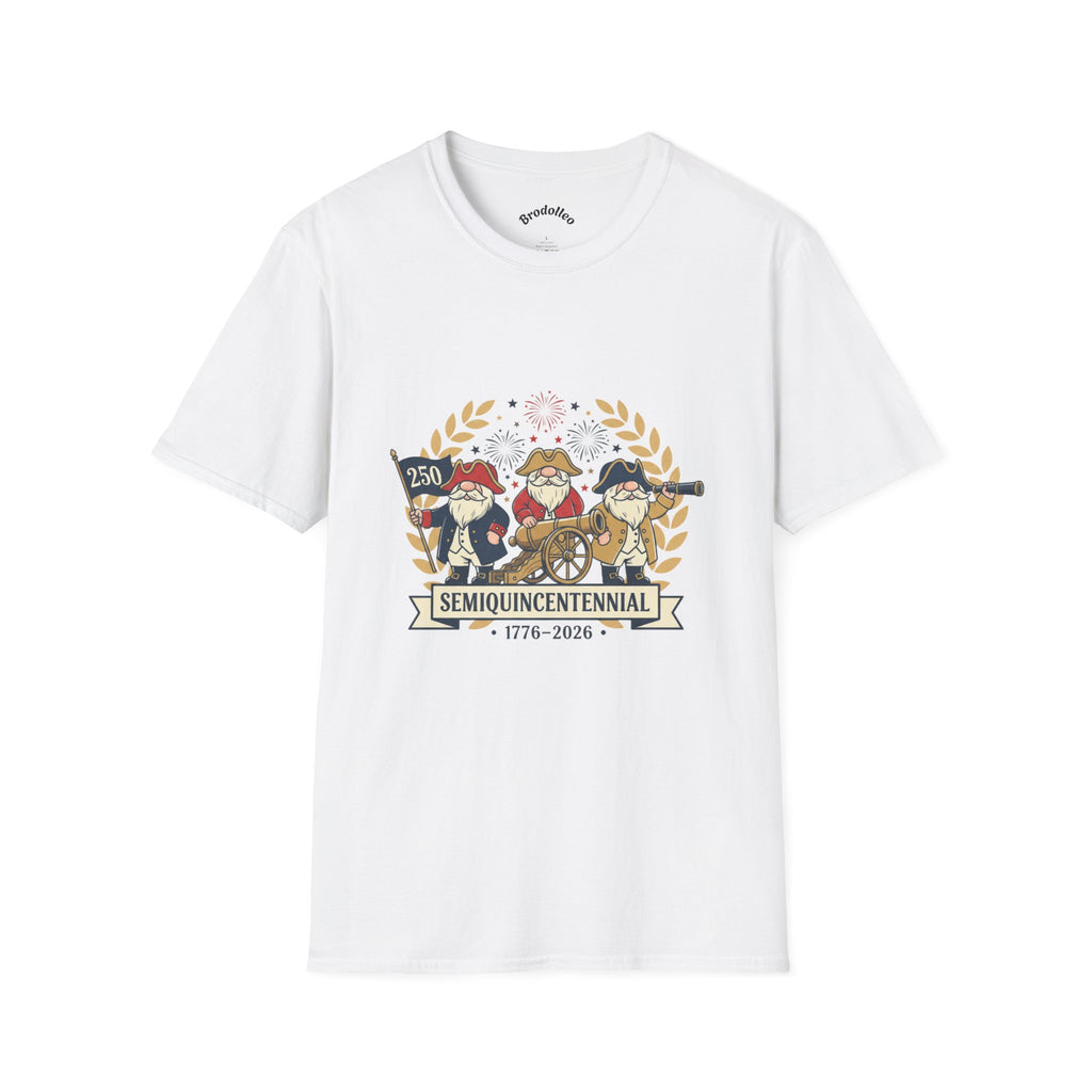 Semiquincentennial characters illustration T-Shirt | 1776–2026 celebration