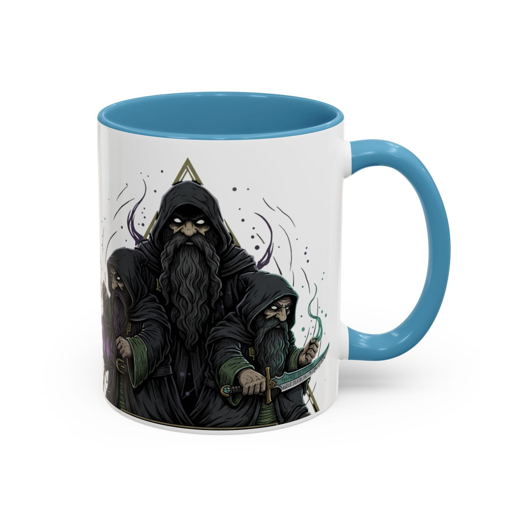 Grim Sorcerer Accent Coffee Mug – Witchy Wizard Magic 11/15oz