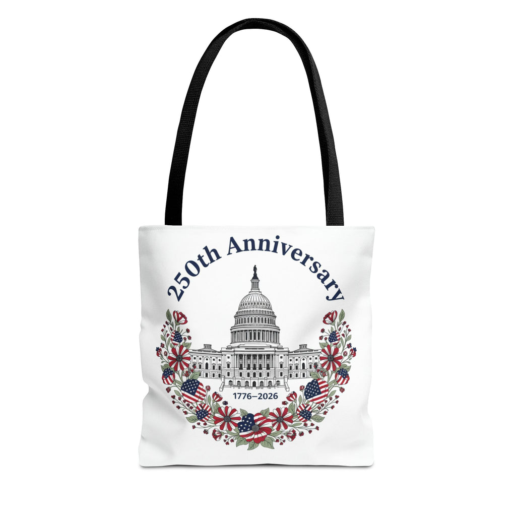 250th Anniversary Capitol Tote Bag — Patriotic USA Commemorative Tote (1776–2026)