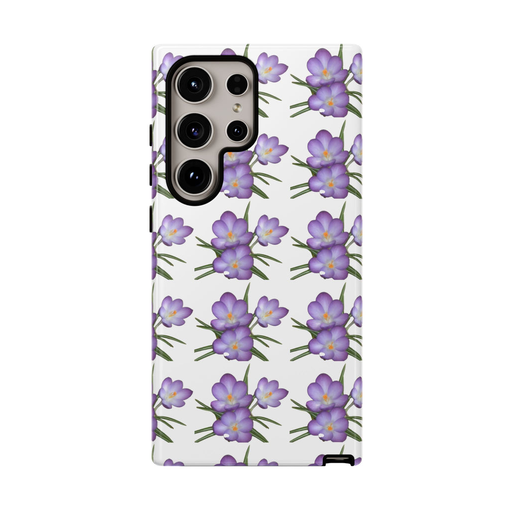 Tough Case — Purple Floral Phone Case