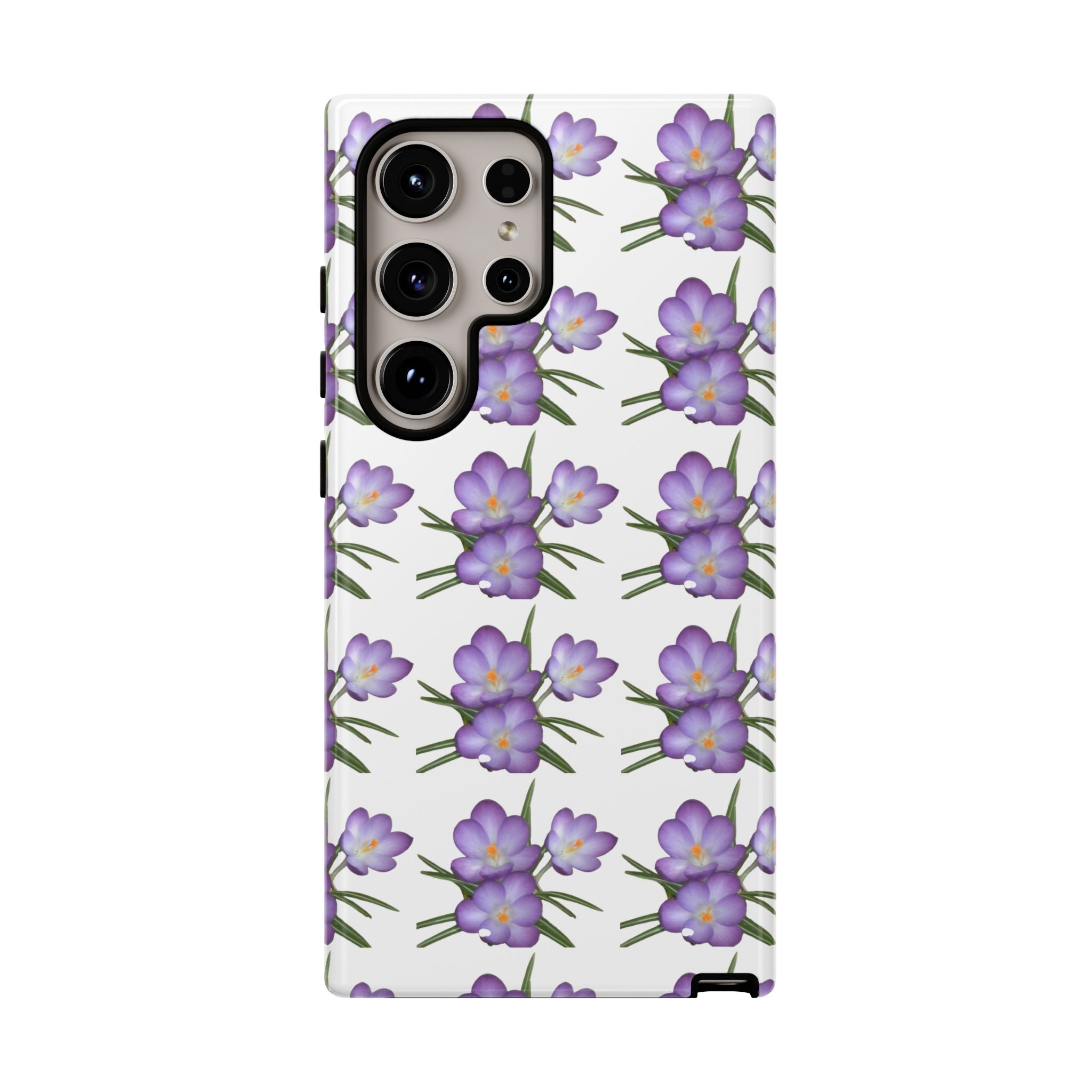 Tough Case — Purple Floral Phone Case