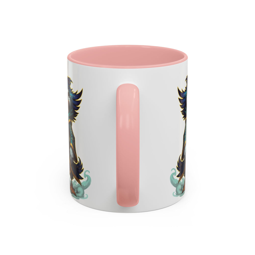 Mage Duck Coffee Mug — Fantasy Wizard Duck Illustration Accent Mug (11/15oz)