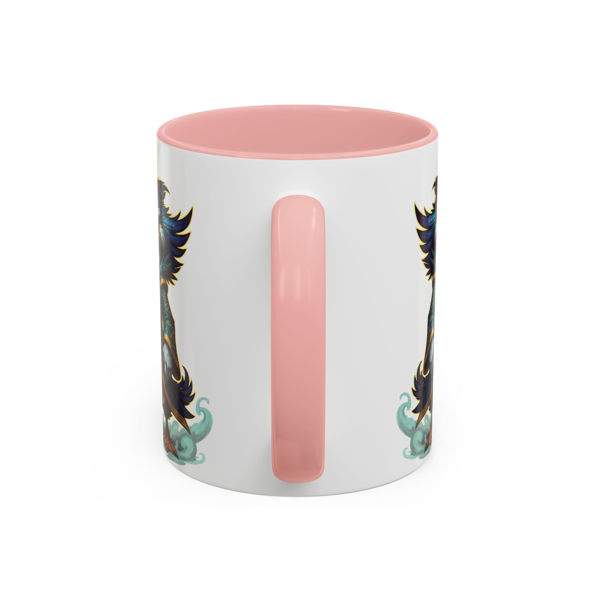 Mage Duck Coffee Mug — Fantasy Wizard Duck Illustration Accent Mug (11/15oz)
