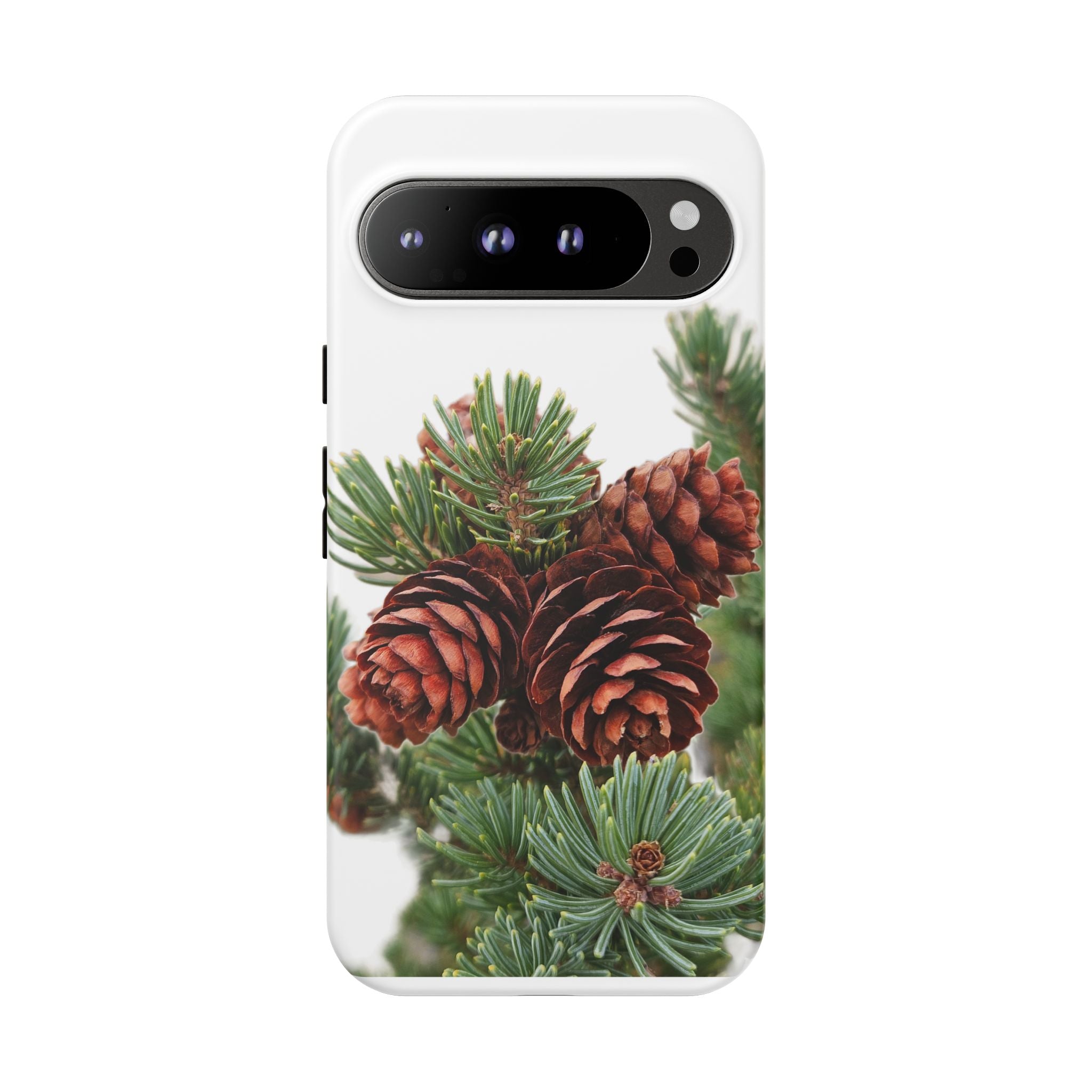 Pinecone Tough Phone Case — Protective Botanical Phone Cover