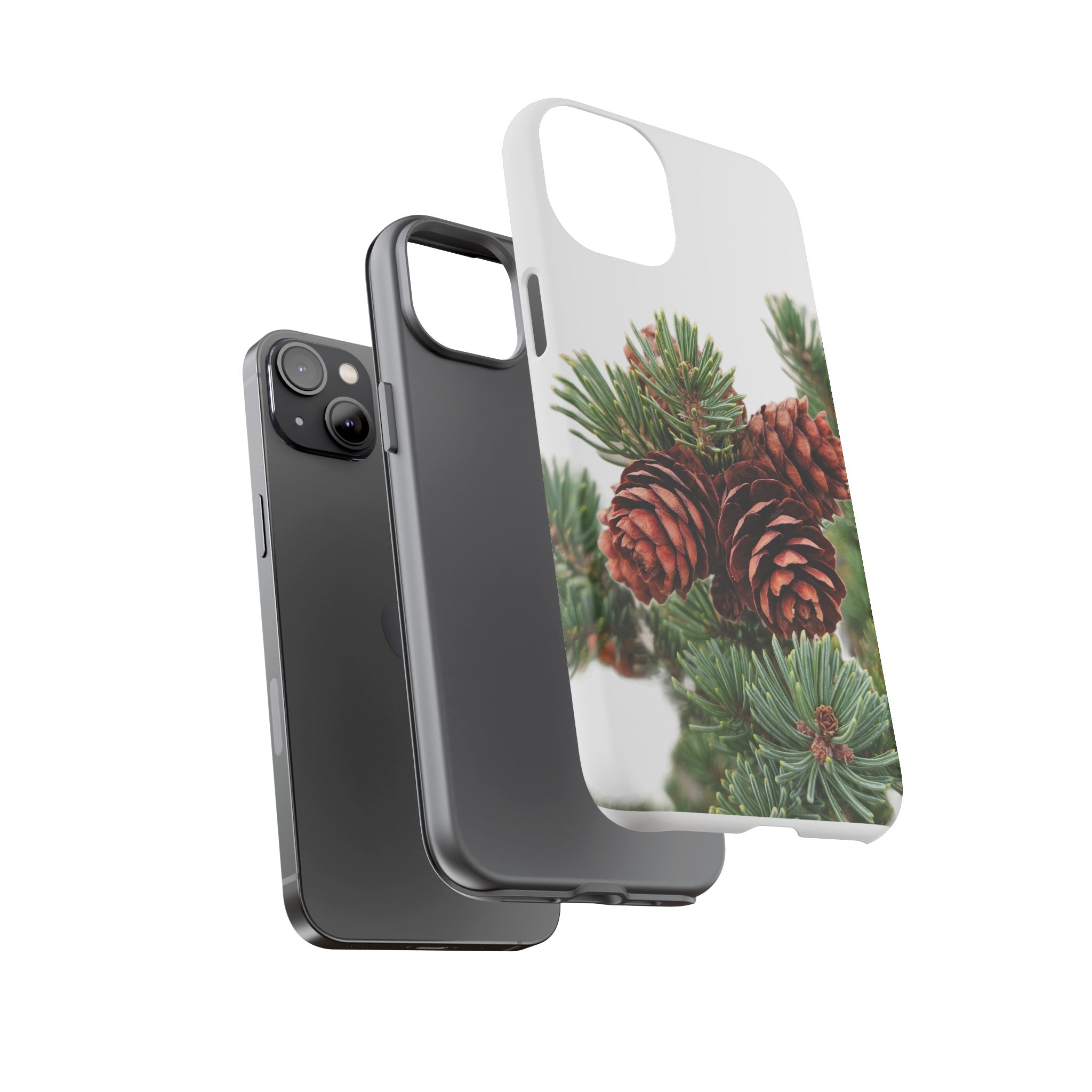 Pinecone Tough Phone Case — Protective Botanical Phone Cover