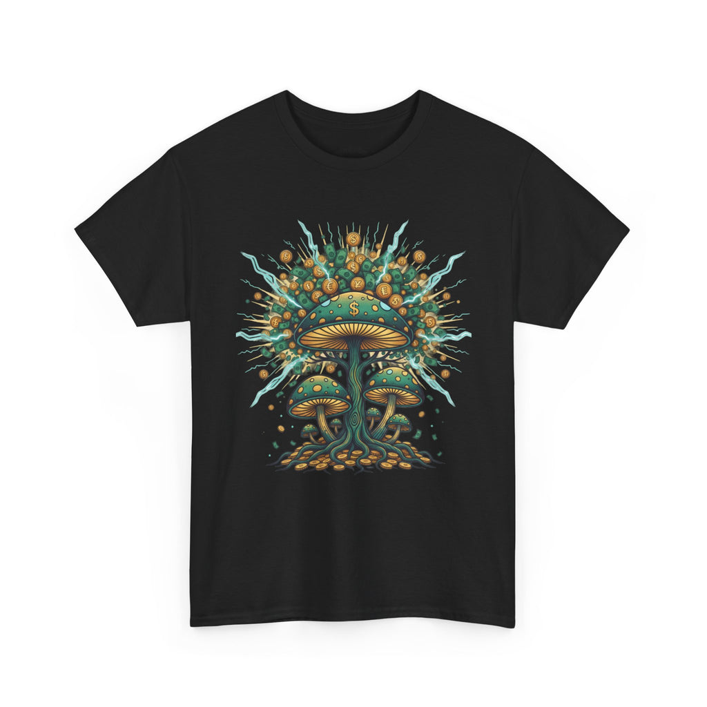 Mushroom Tree Graphic Tee — Psychedelic Nature Art T-Shirt