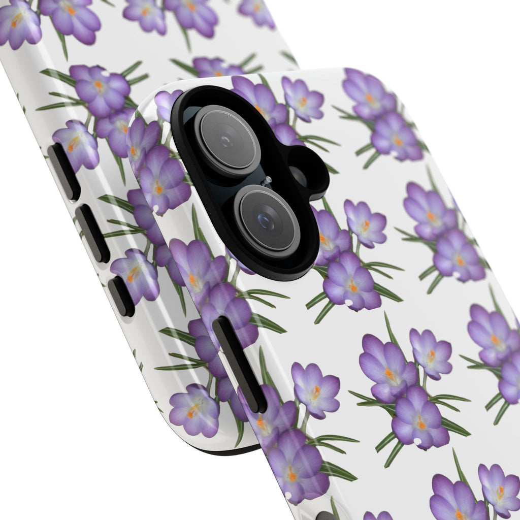 Tough Case — Purple Floral Phone Case