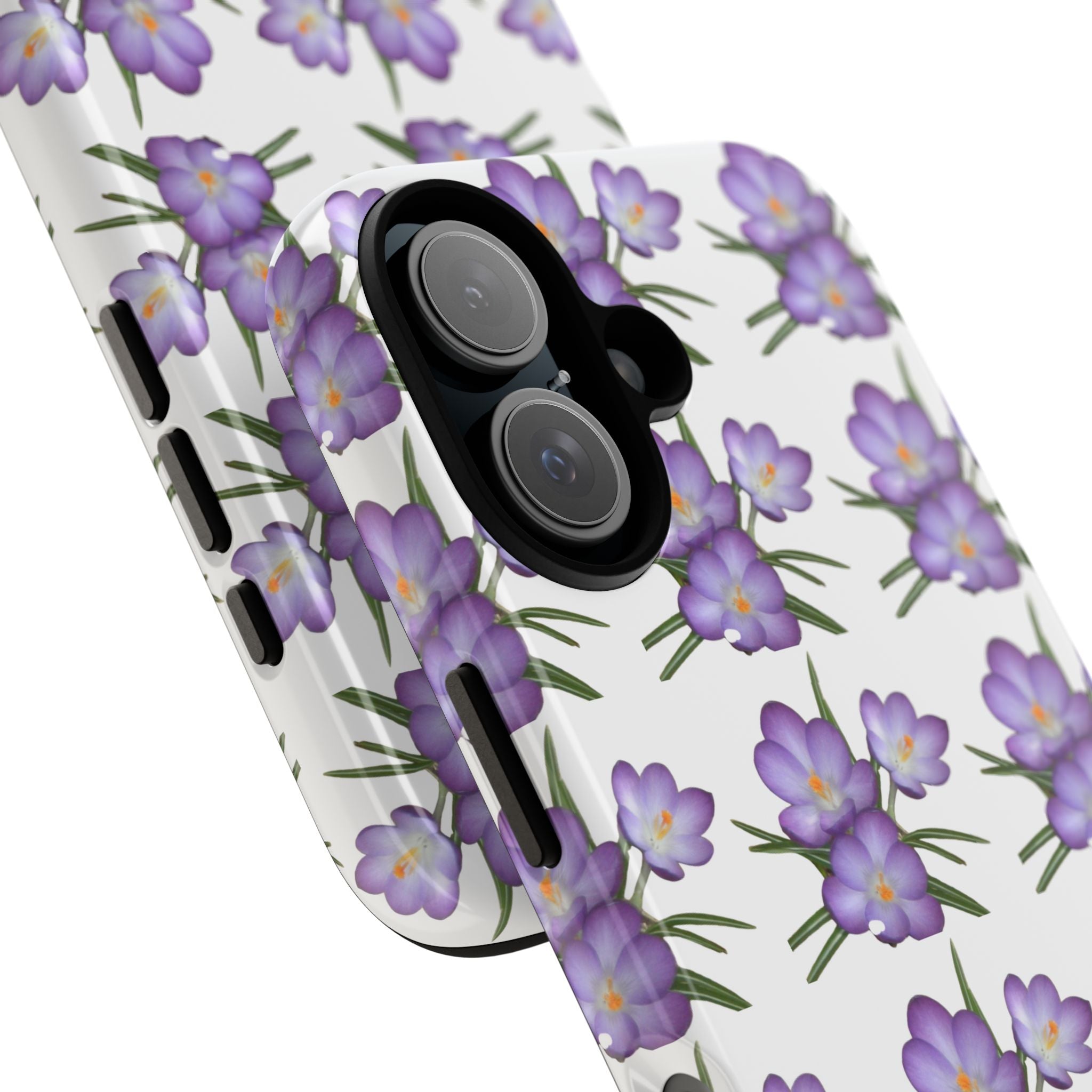 Tough Case — Purple Floral Phone Case