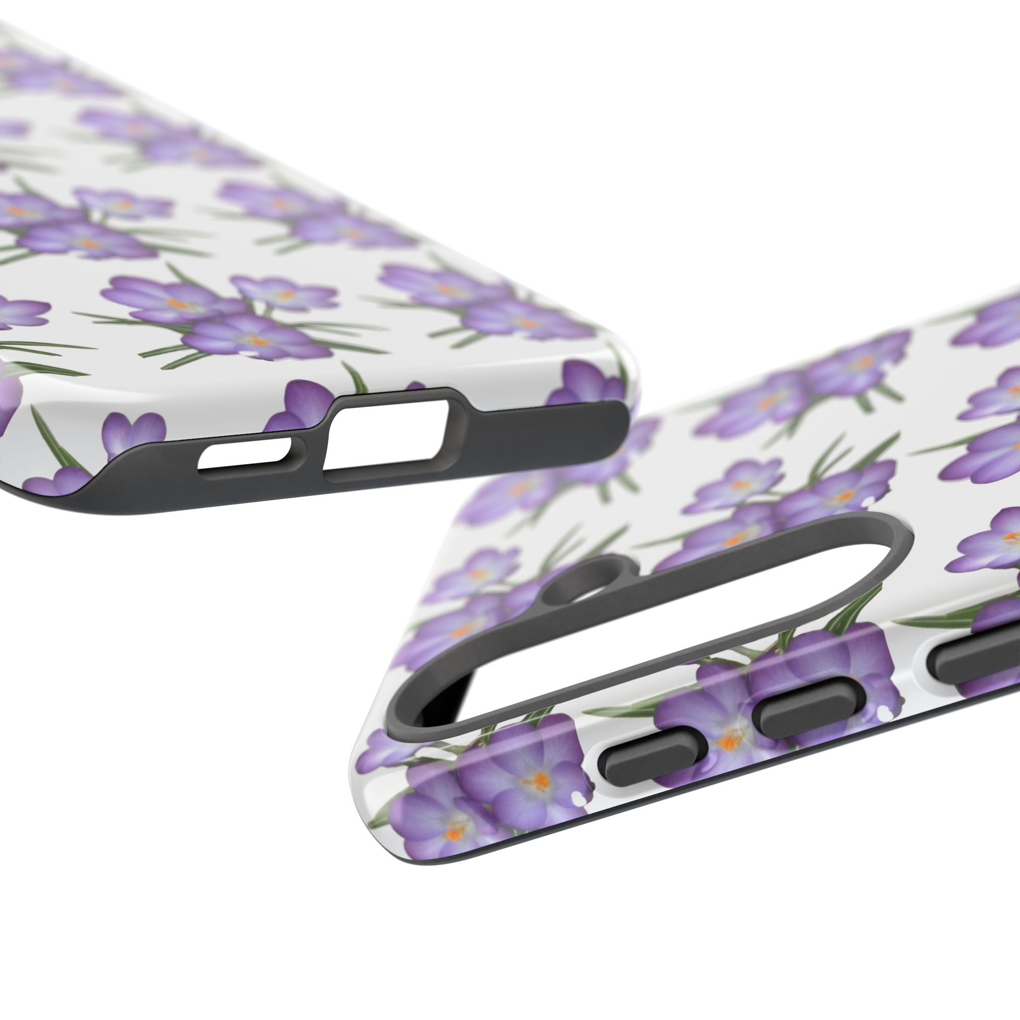 Tough Case — Purple Floral Phone Case