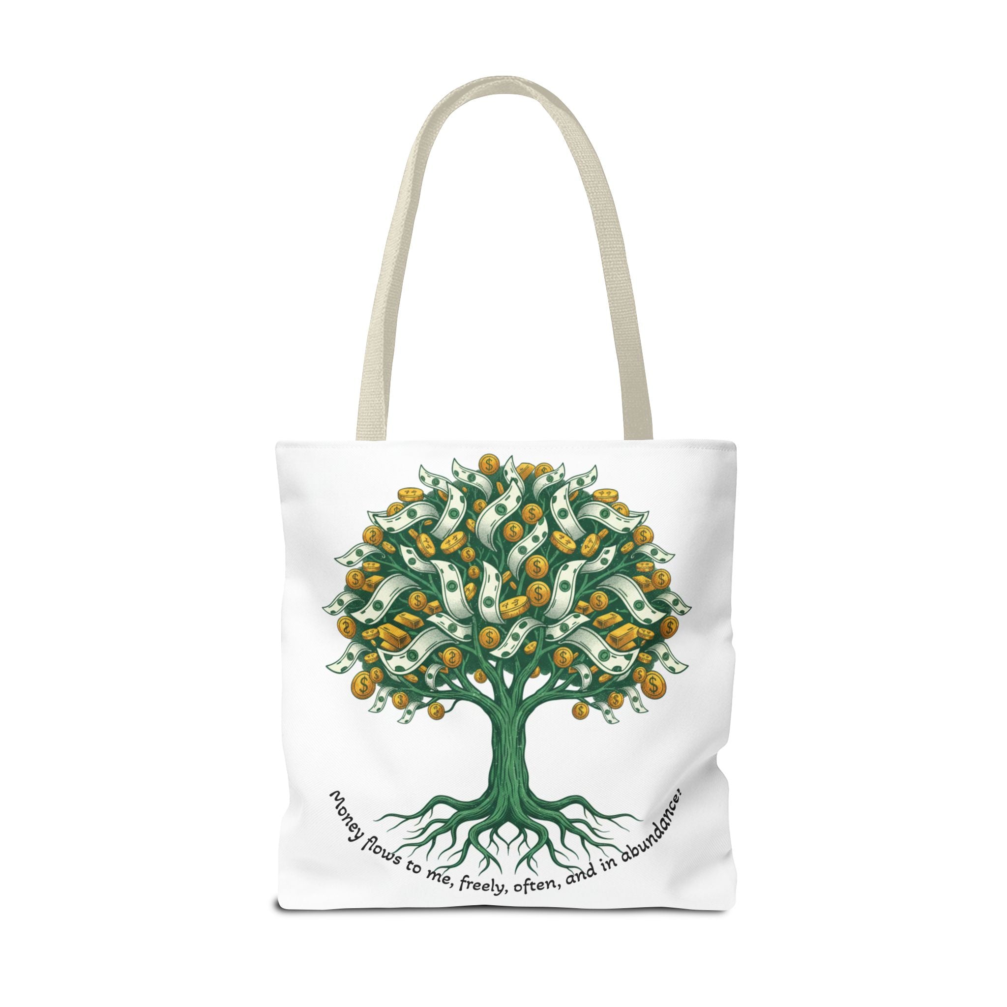 Money Tree Tote Bag — Illustrated Cash Tree Eco Shopper
