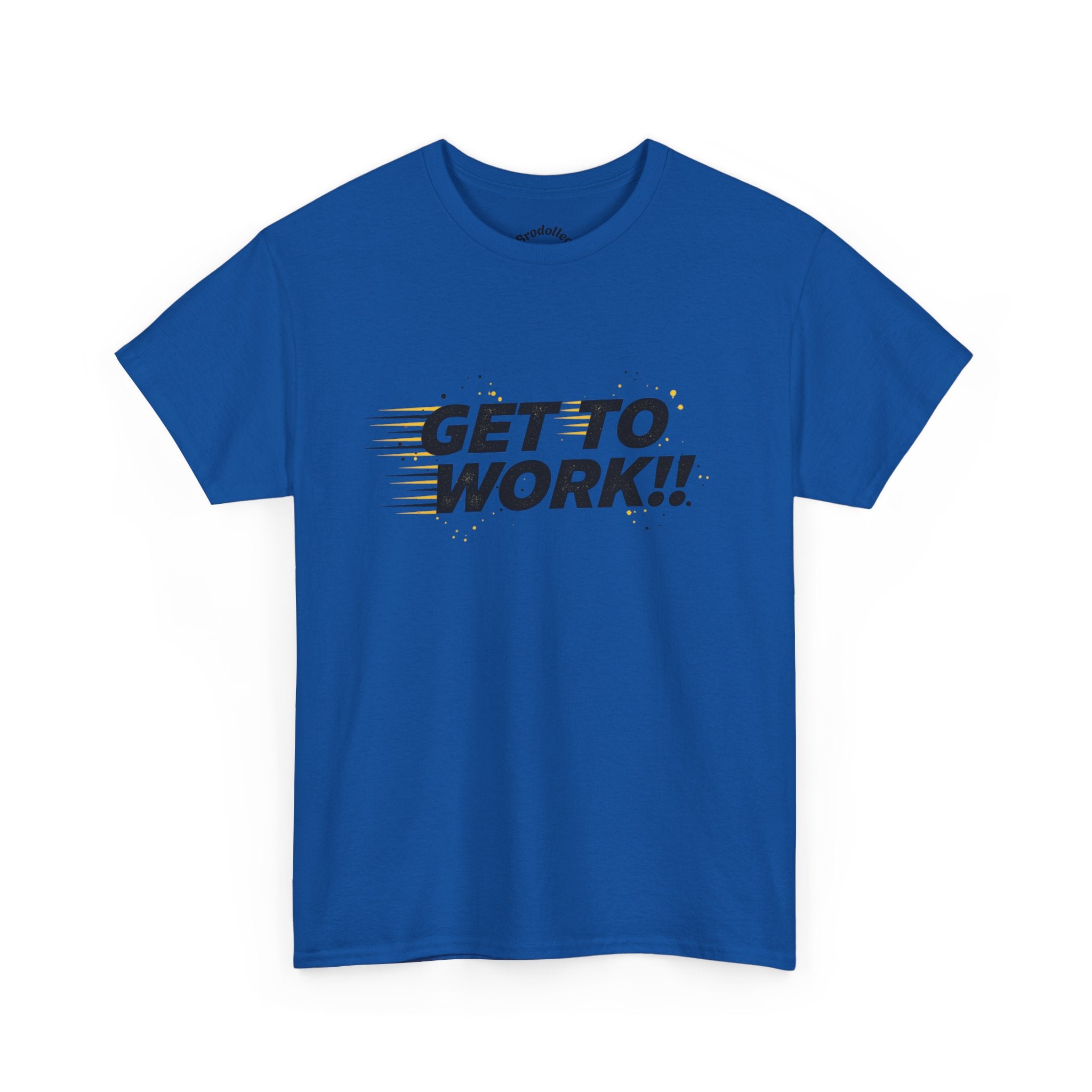 Get To Work!! T-Shirt — Motivational Retro Strike Graphic Tee