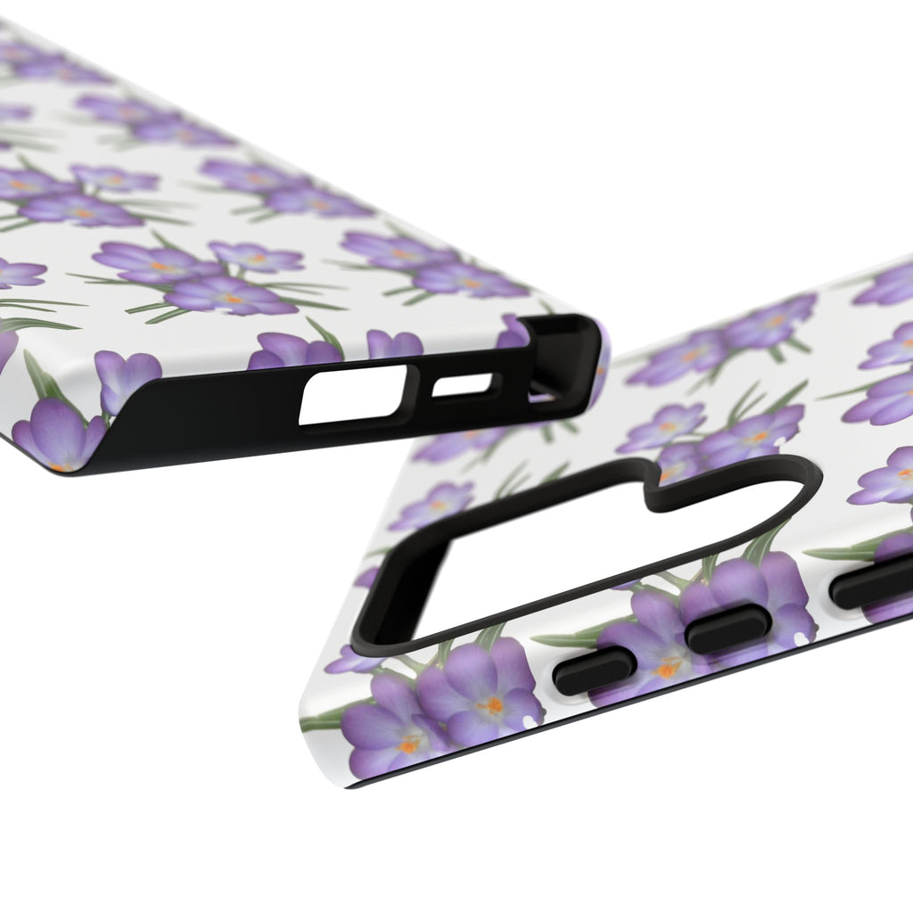 Tough Case — Purple Floral Phone Case