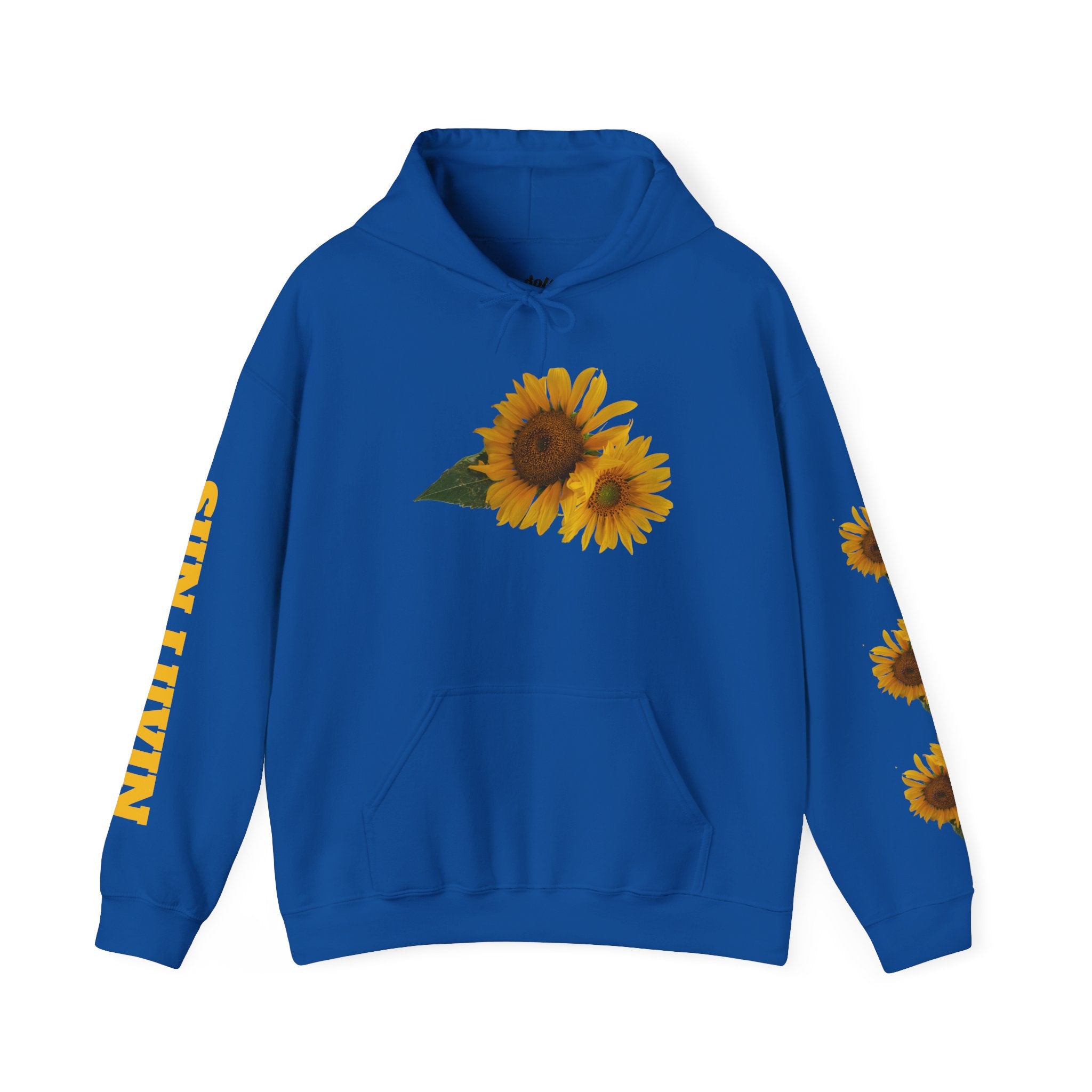 Sunflower Hoodie — "Sun Lovin" Floral Graphic Pullover