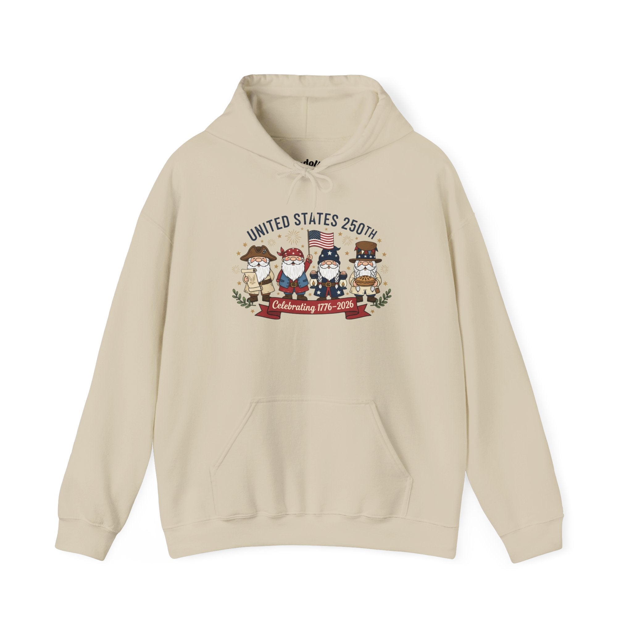 Hoodie — "United States 250th" Colonial Characters Anniversary Pullover