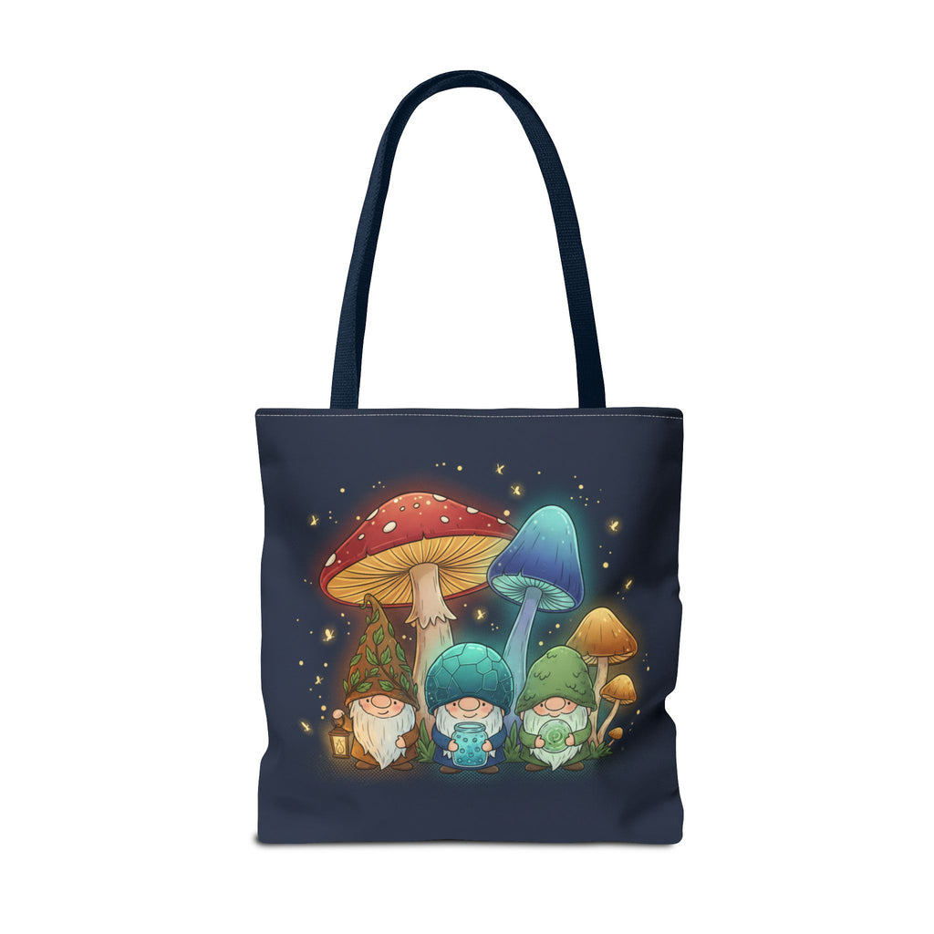 Mushroom Gnome Tote Bag — Whimsical Forest Fairycore AOP Tote