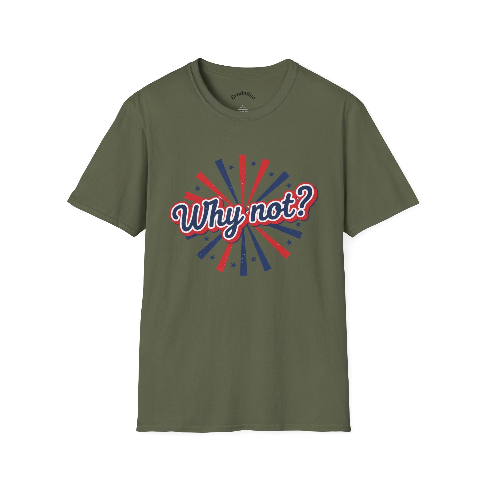 Why Not? Retro Firework Graphic T-Shirt
