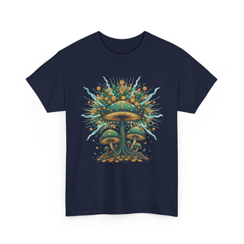 Mushroom Tree Graphic Tee — Psychedelic Nature Art T-Shirt
