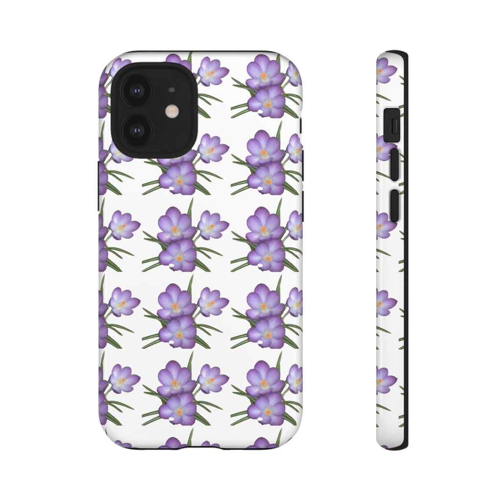 Tough Case — Purple Floral Phone Case