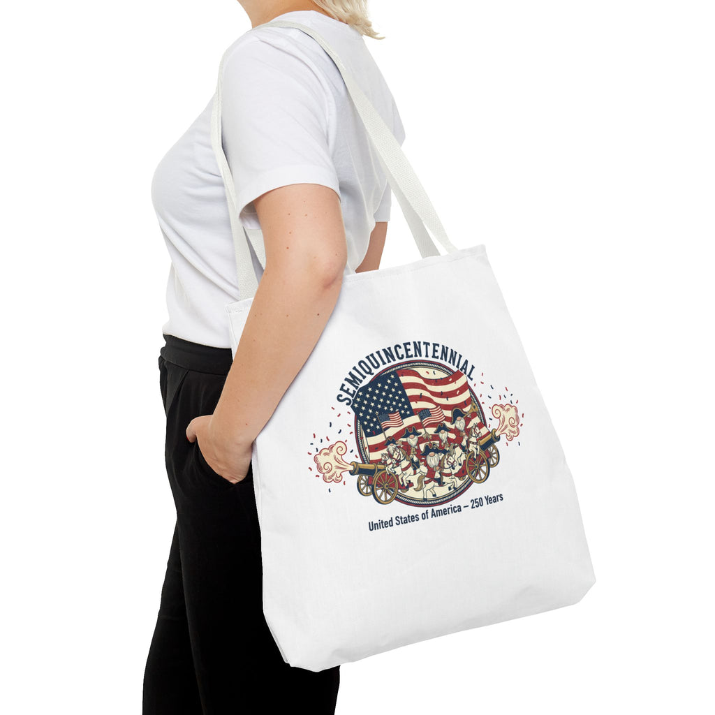 Semiquincentennial Tote Bag — USA 250 Years Flag & Celebration Design