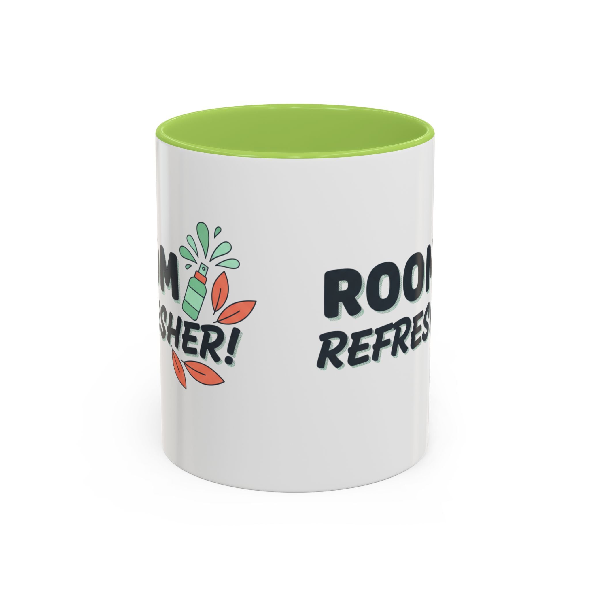 Room Refresher Coffee Mug — Funny Scented Spray Graphic Accent Mug