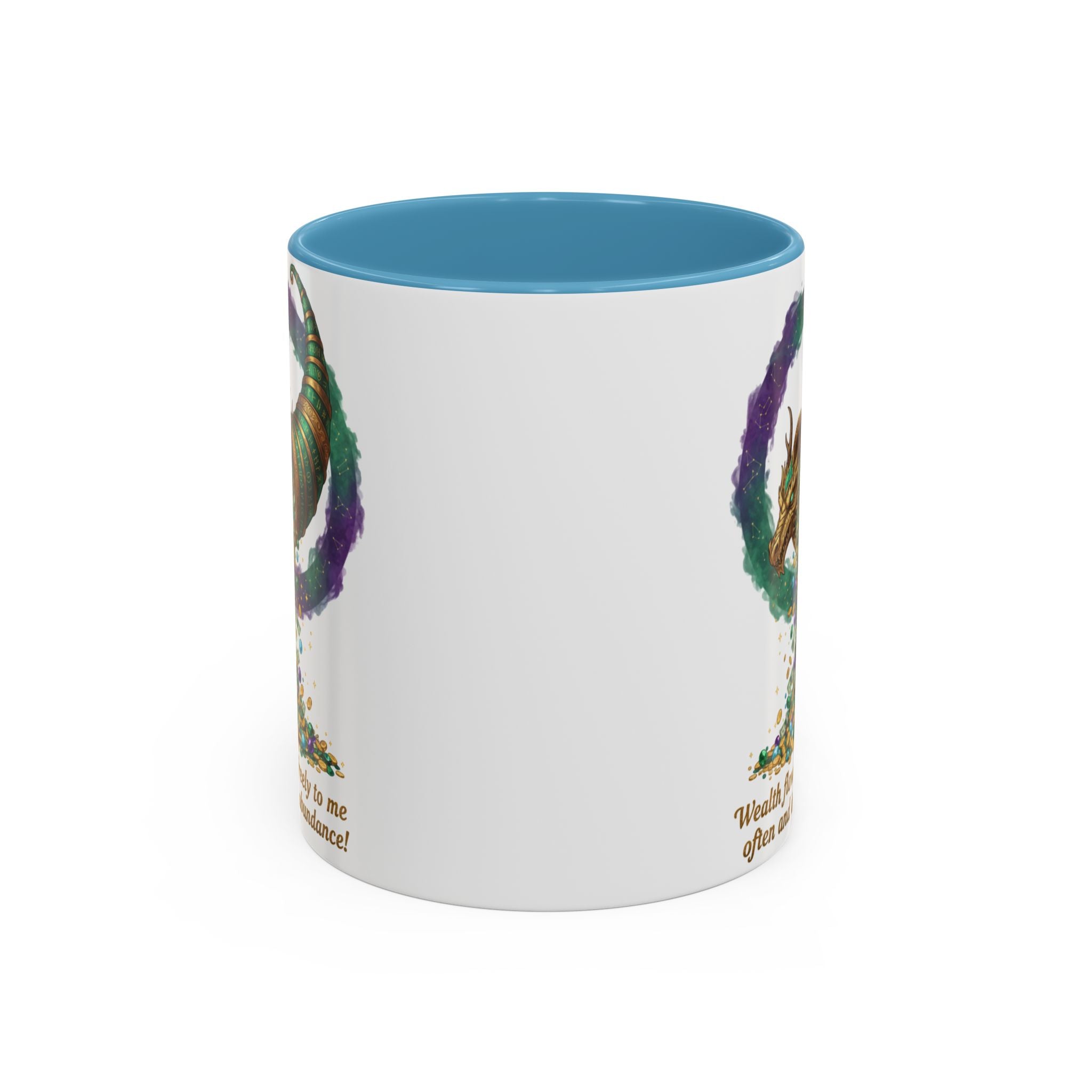 Cornucopia Wealth Coffee Mug — "Wealth flow freely to me often and in abundance!"