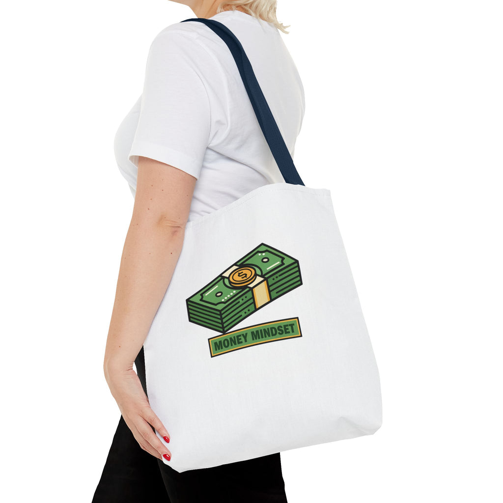 Money Mindset Tote Bag — Cash Stack Graphic Eco Shopper