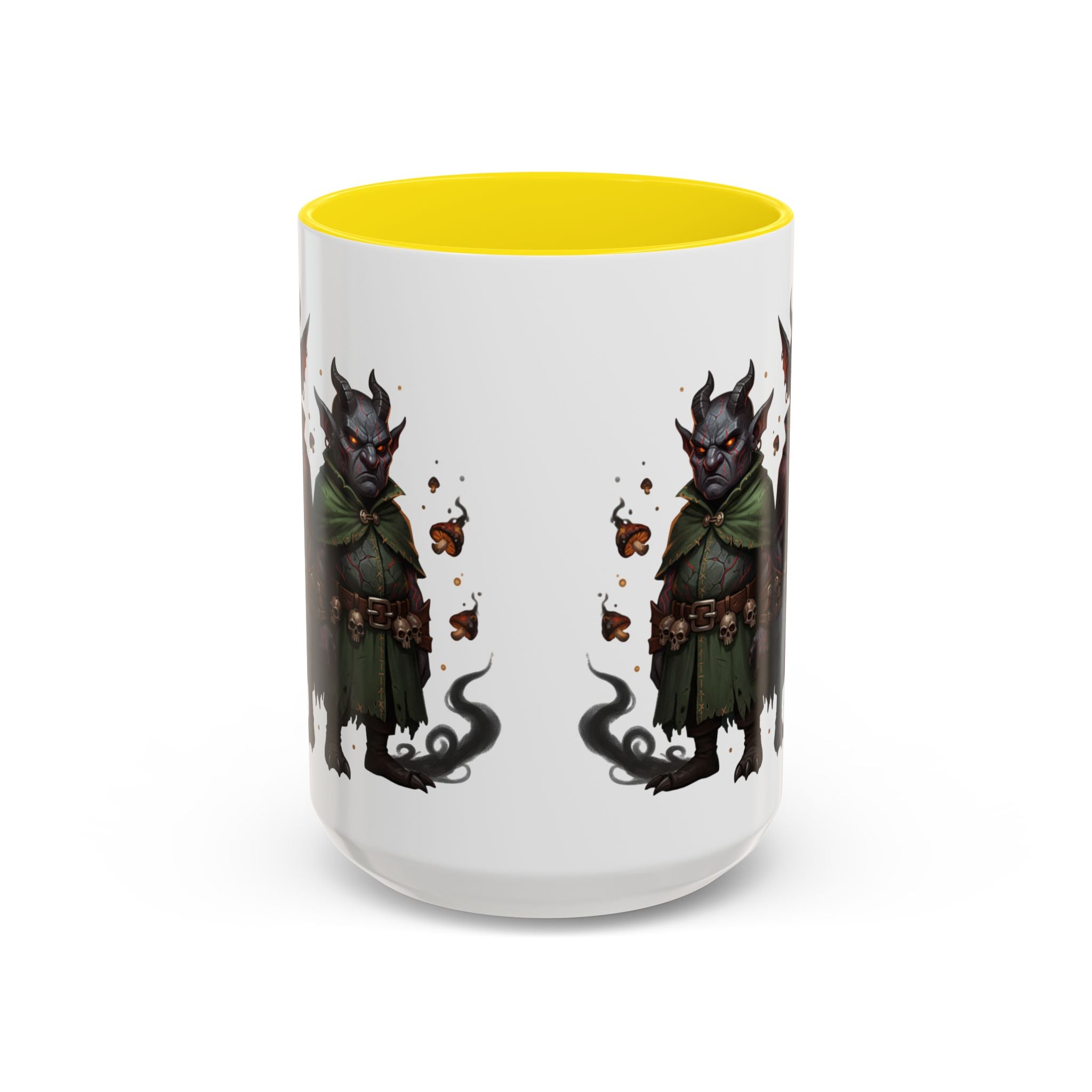 Demon Rogue Duo Coffee Mug – Fantasy RPG Goblin Warlock Design (11/15oz)