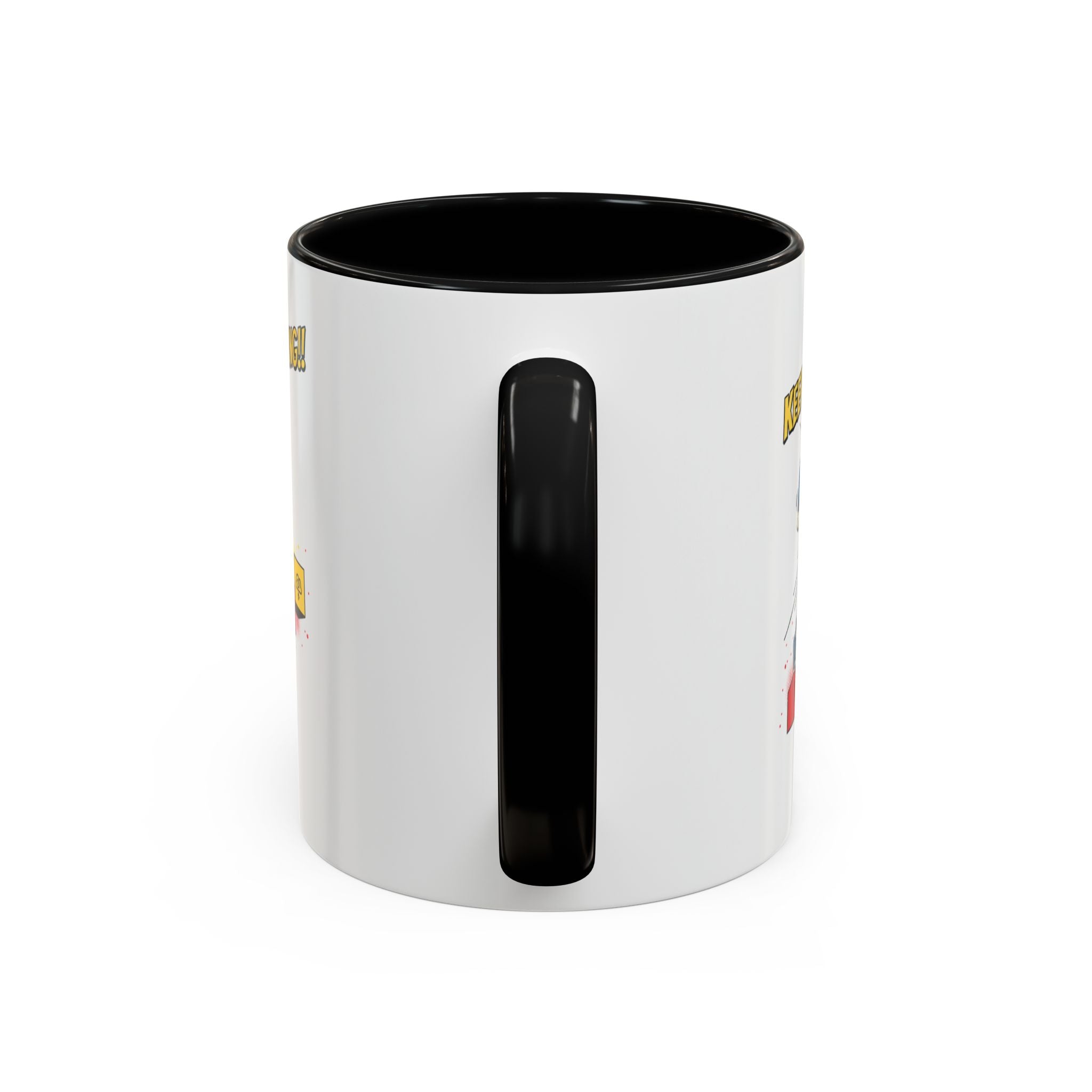 Keep Progressing Coffee Mug — Motivational Accent Mug (11/15oz)