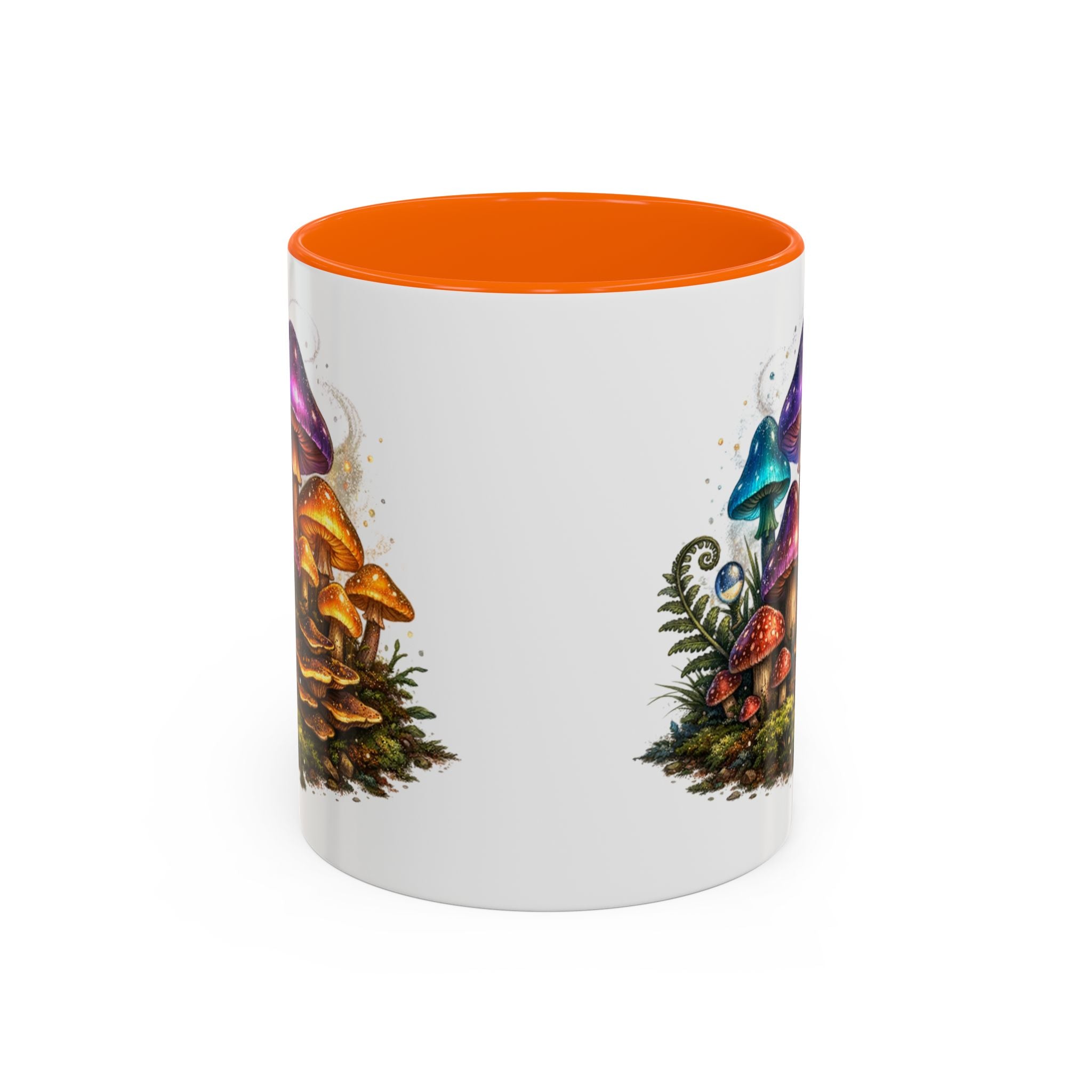 Colorful Fantasy Mushroom Coffee Mug — Accent Ceramic 11/15oz