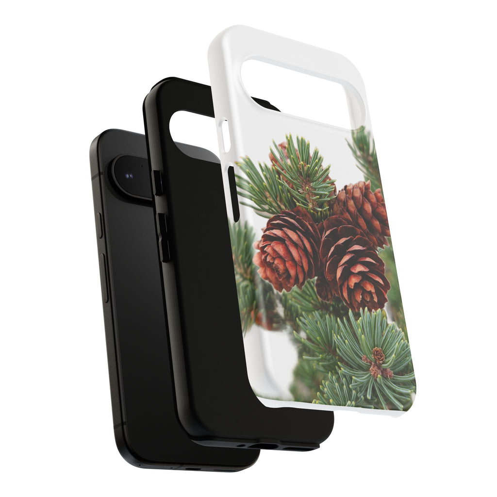 Pinecone Tough Phone Case — Protective Botanical Phone Cover