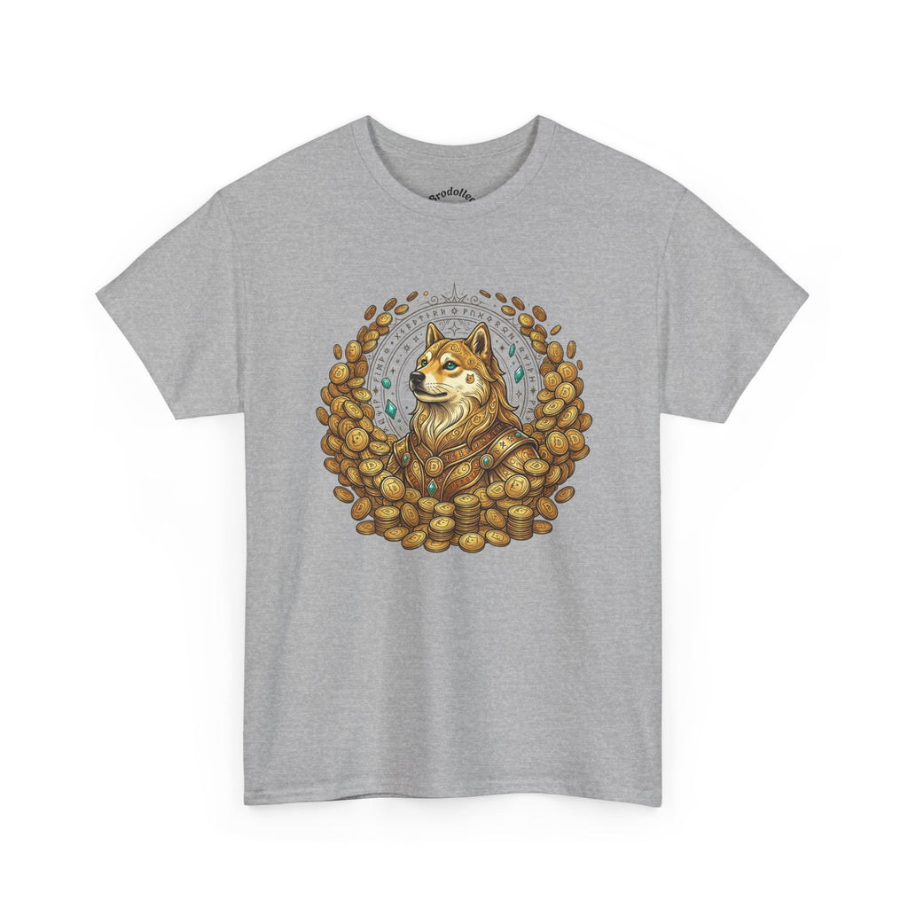 Shiba Inu Coffee Beans T‑Shirt — Cute Dog Cafe Tee