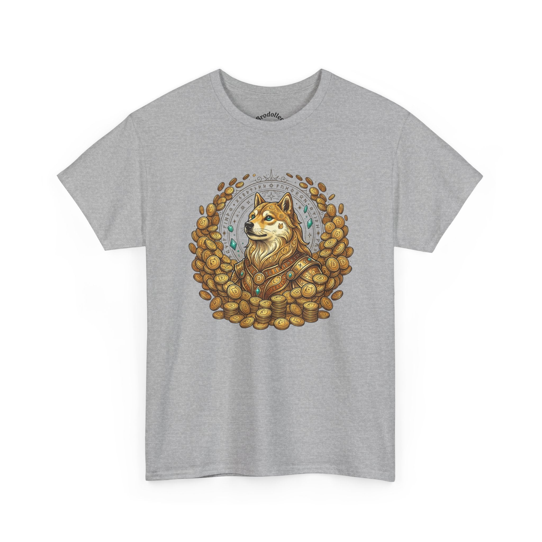 Shiba Inu Coffee Beans T‑Shirt — Cute Dog Cafe Tee