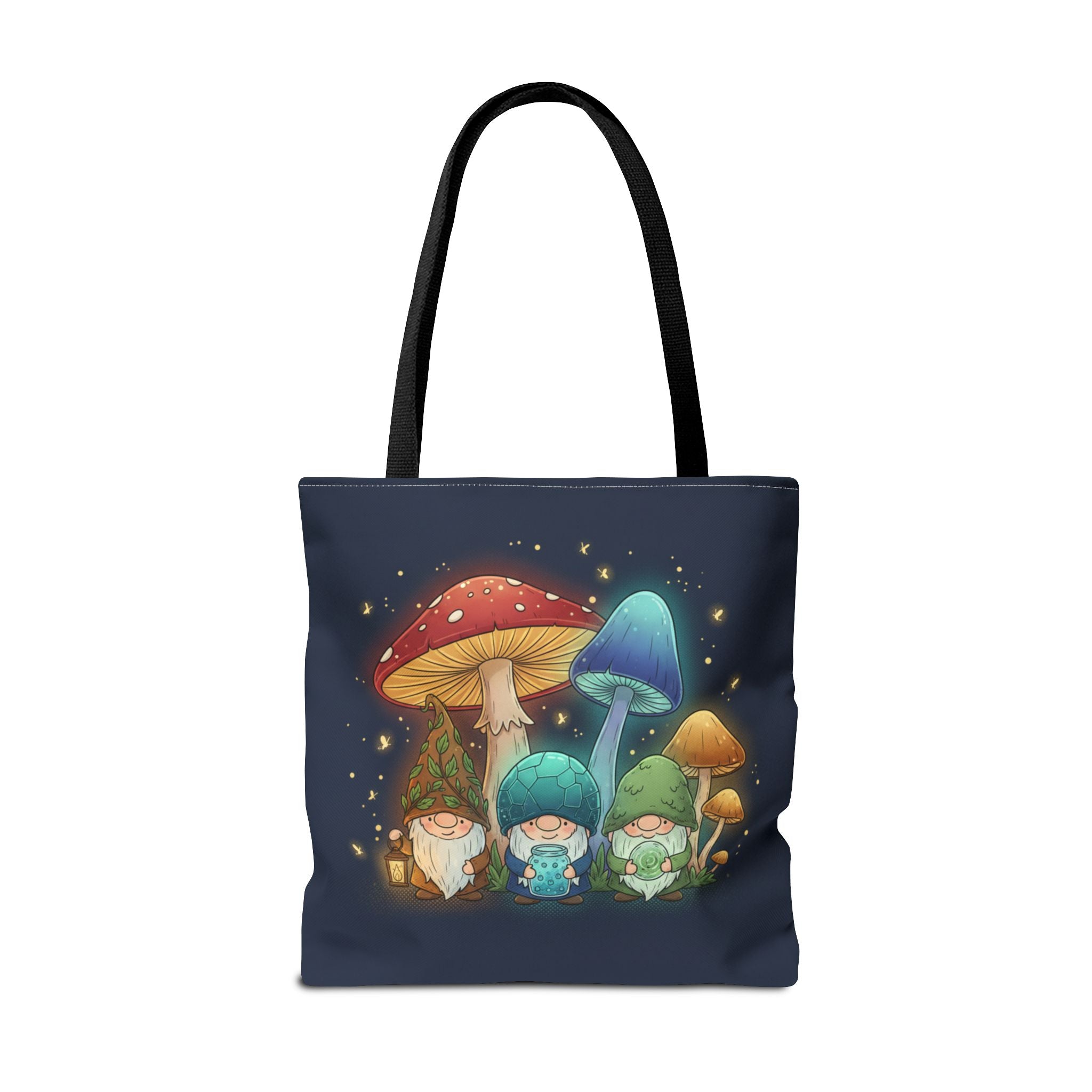 Mushroom Gnome Tote Bag — Whimsical Forest Fairycore AOP Tote