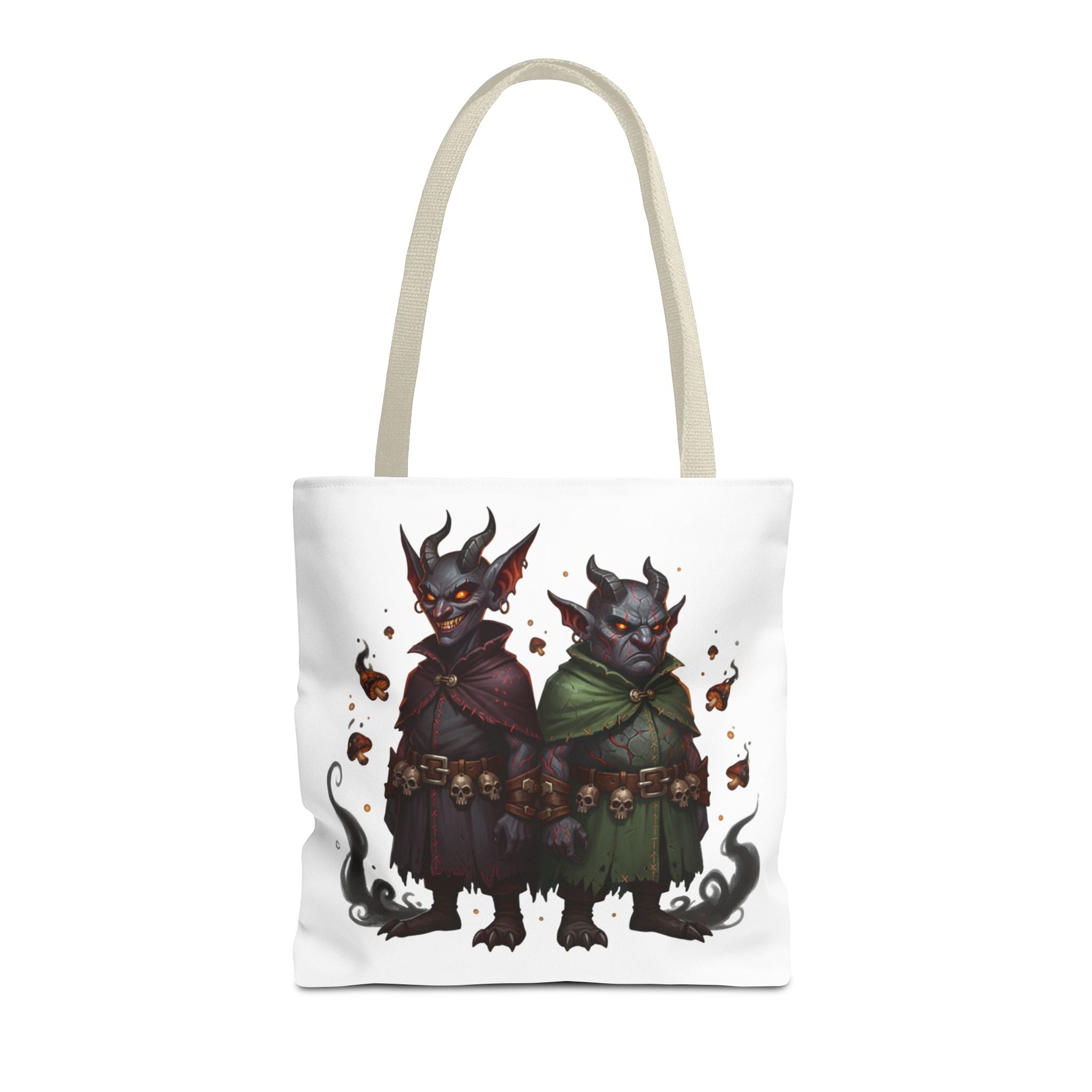 Tote Bag — Cute Dark Demon Duo Illustration Tote