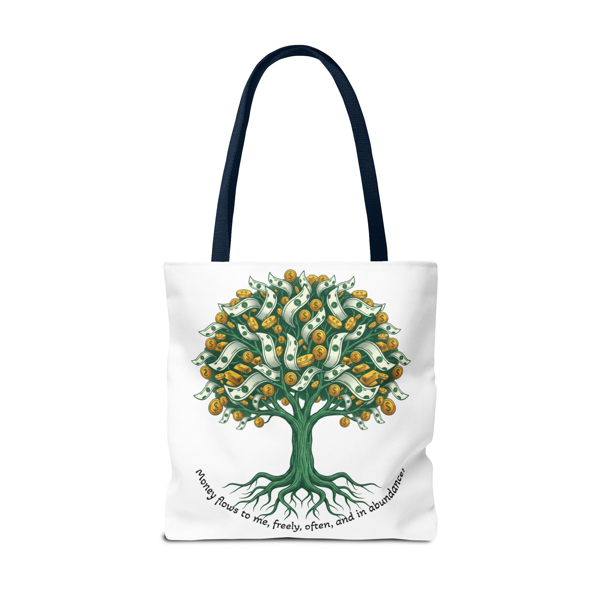 Money Tree Tote Bag — Illustrated Cash Tree Eco Shopper