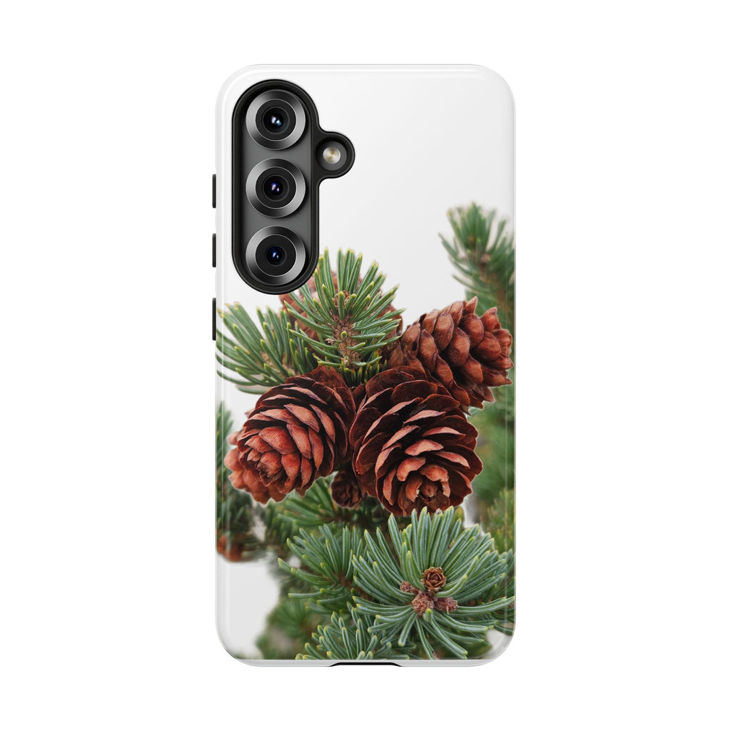 Pinecone Tough Phone Case — Protective Botanical Phone Cover